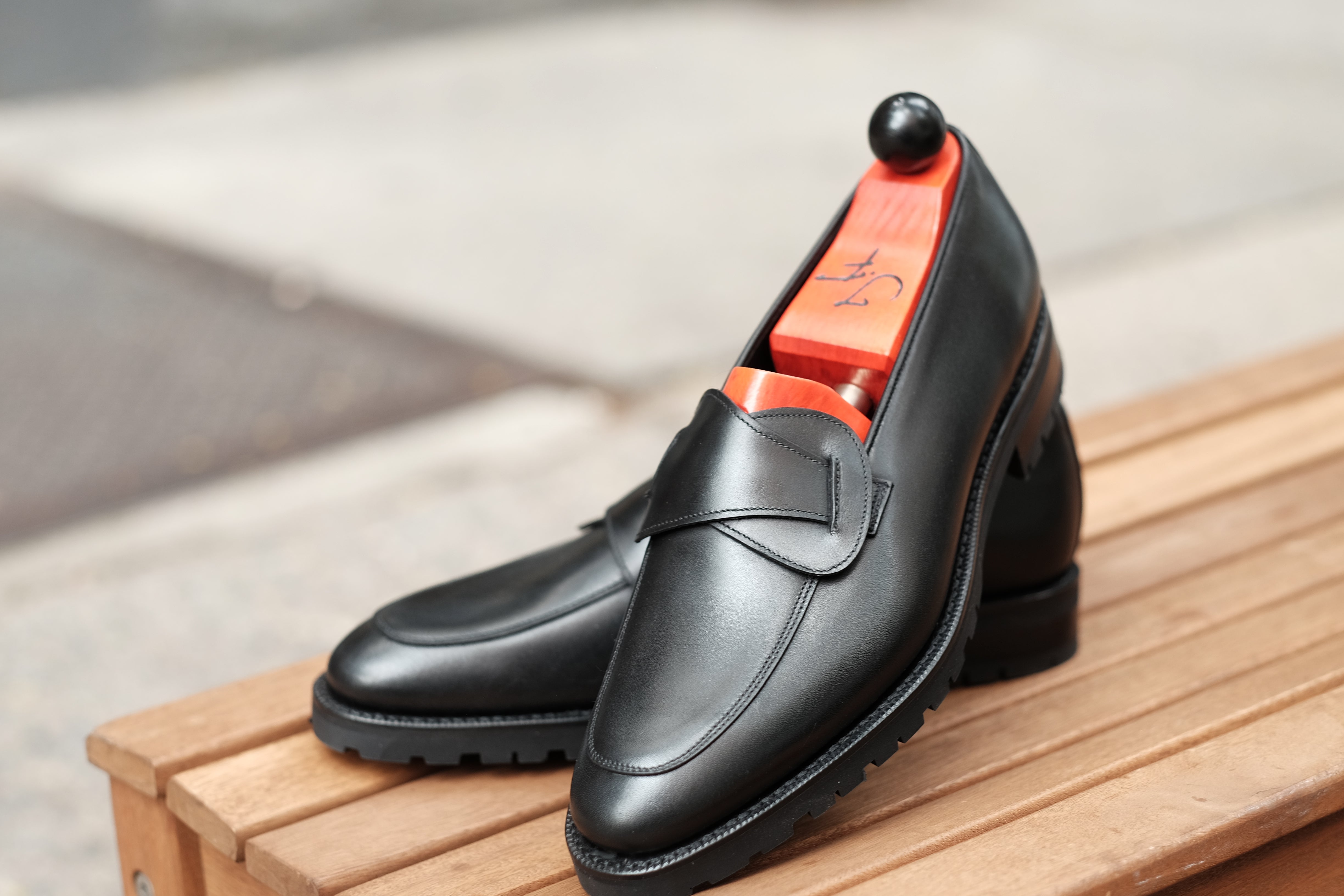 Meridian - Black Calf-Butterfly Loafers-J.FitzPatrick Footwear