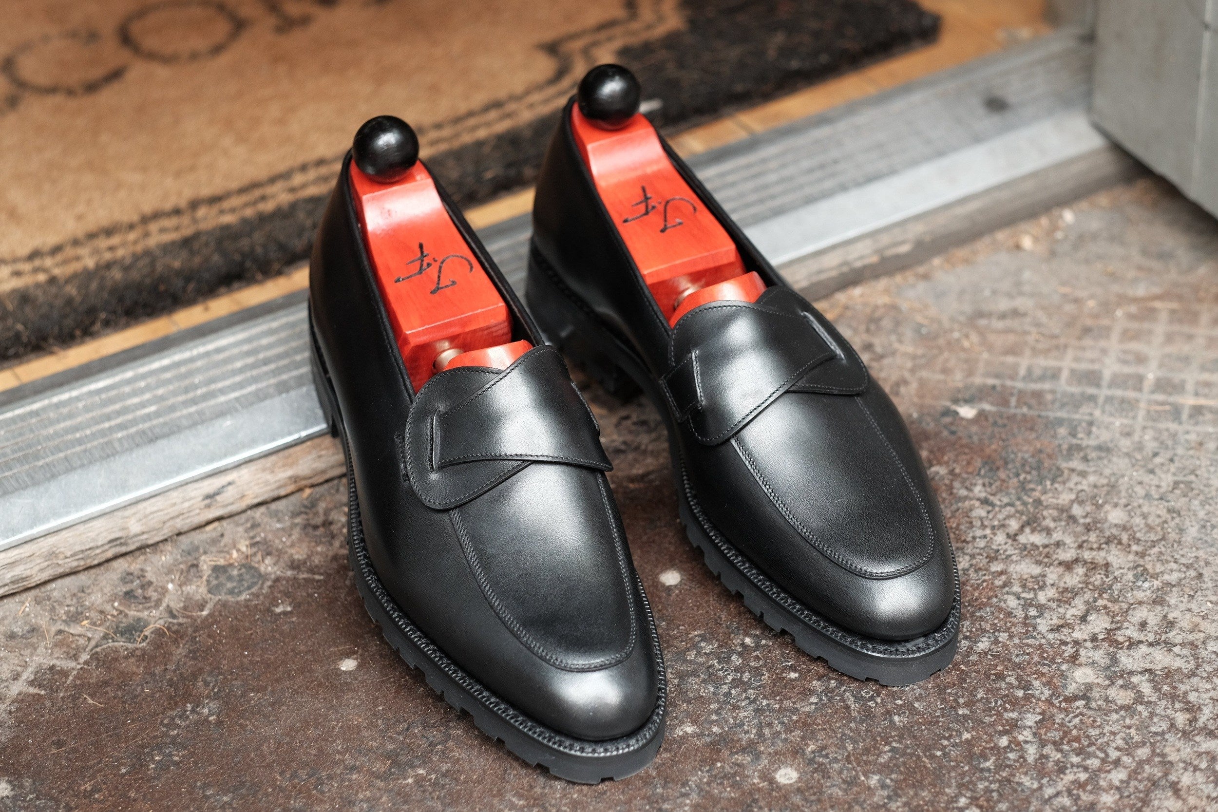 Meridian - Black Calf-Butterfly Loafers-J.FitzPatrick Footwear