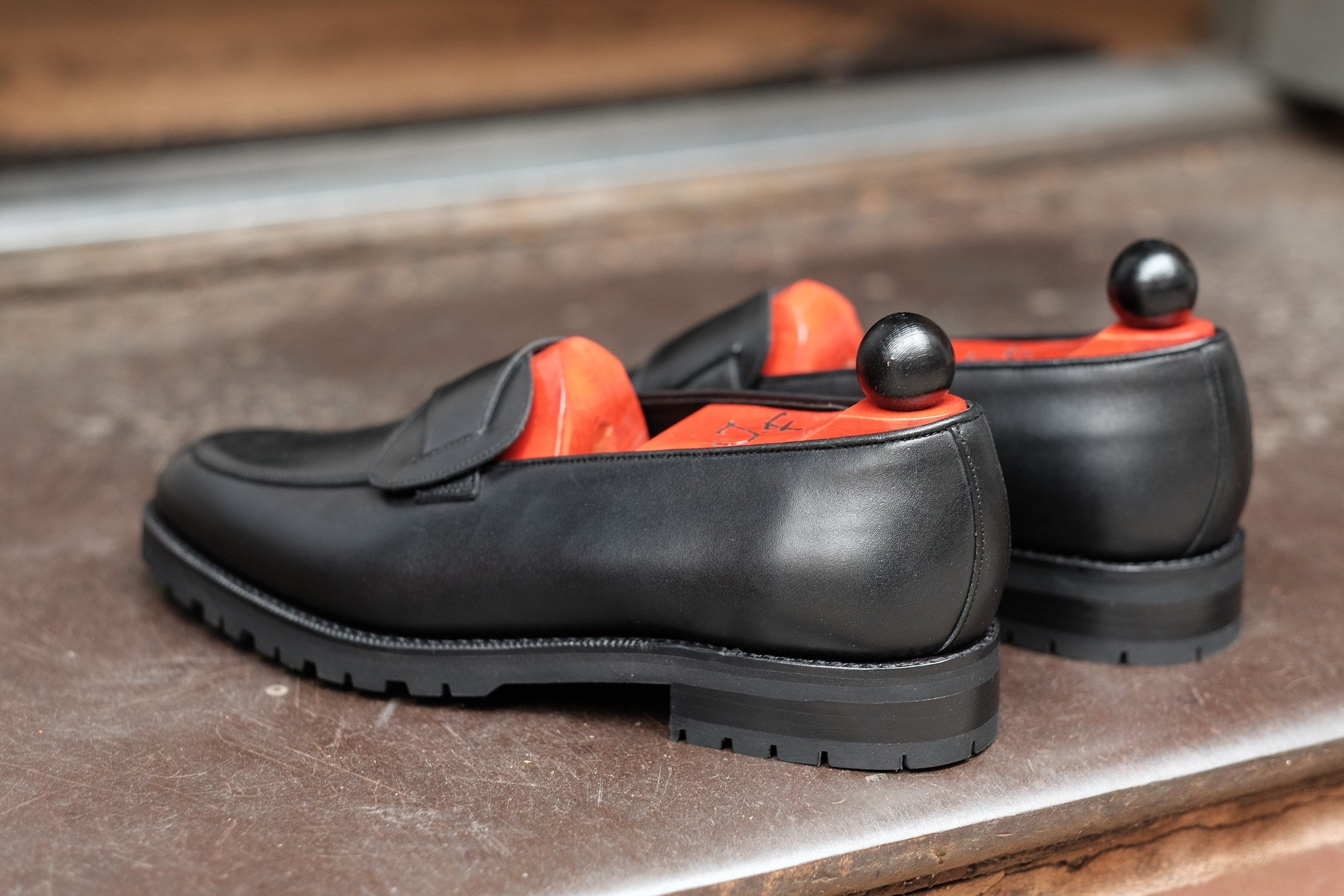 Meridian - Black Calf-Butterfly Loafers-J.FitzPatrick Footwear