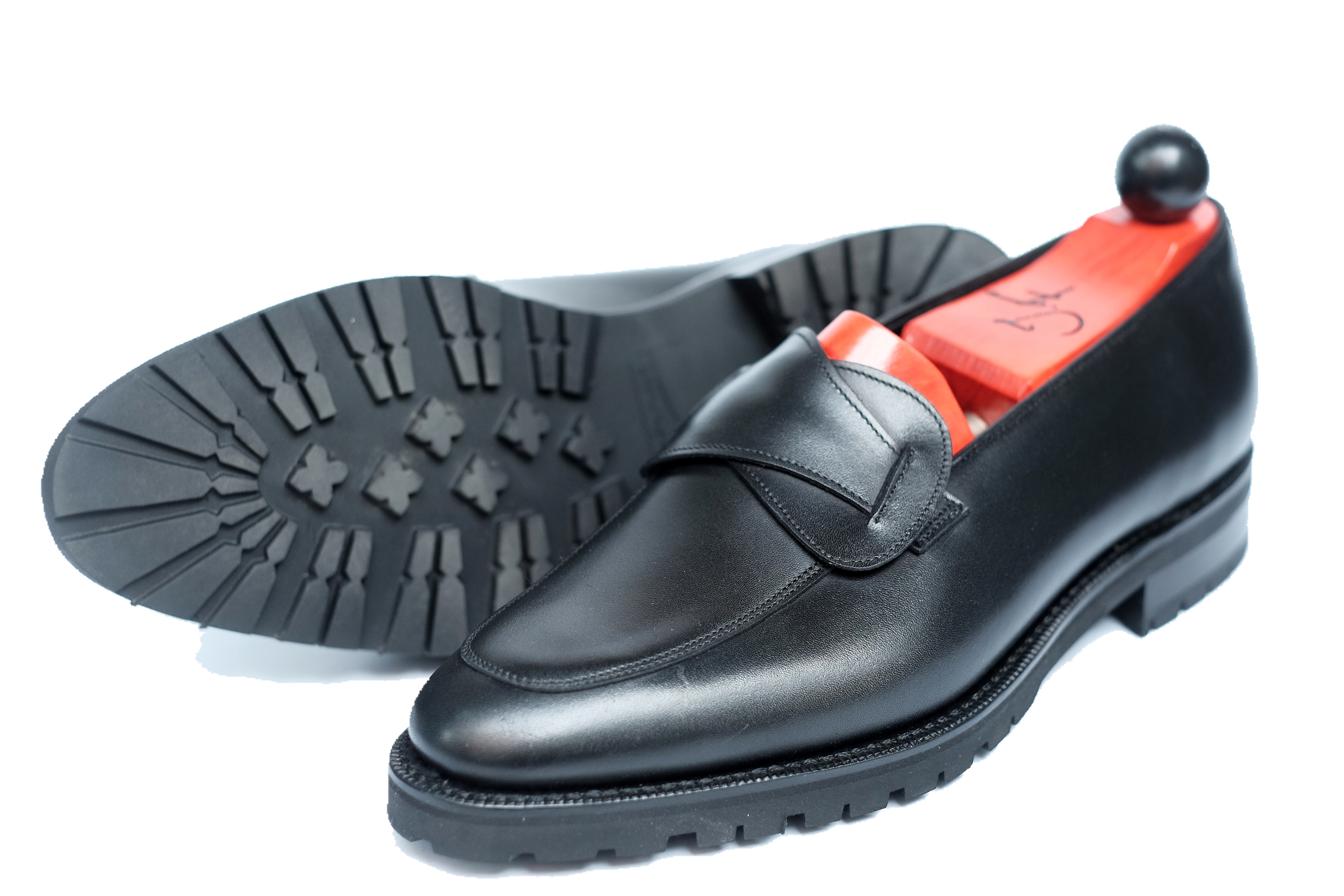 Meridian - Black Calf-Butterfly Loafers-J.FitzPatrick Footwear