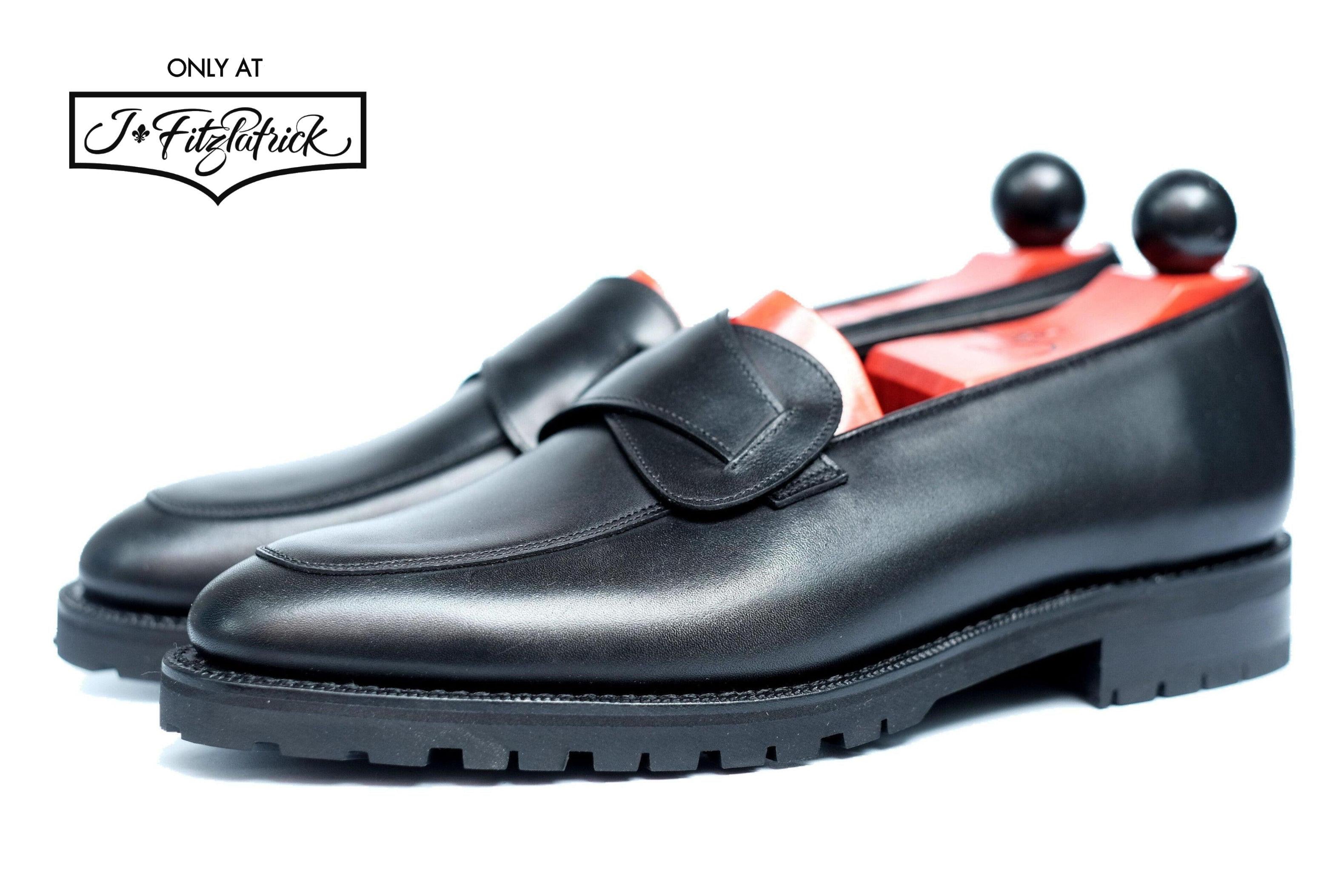 Meridian - Black Calf-Butterfly Loafers-J.FitzPatrick Footwear