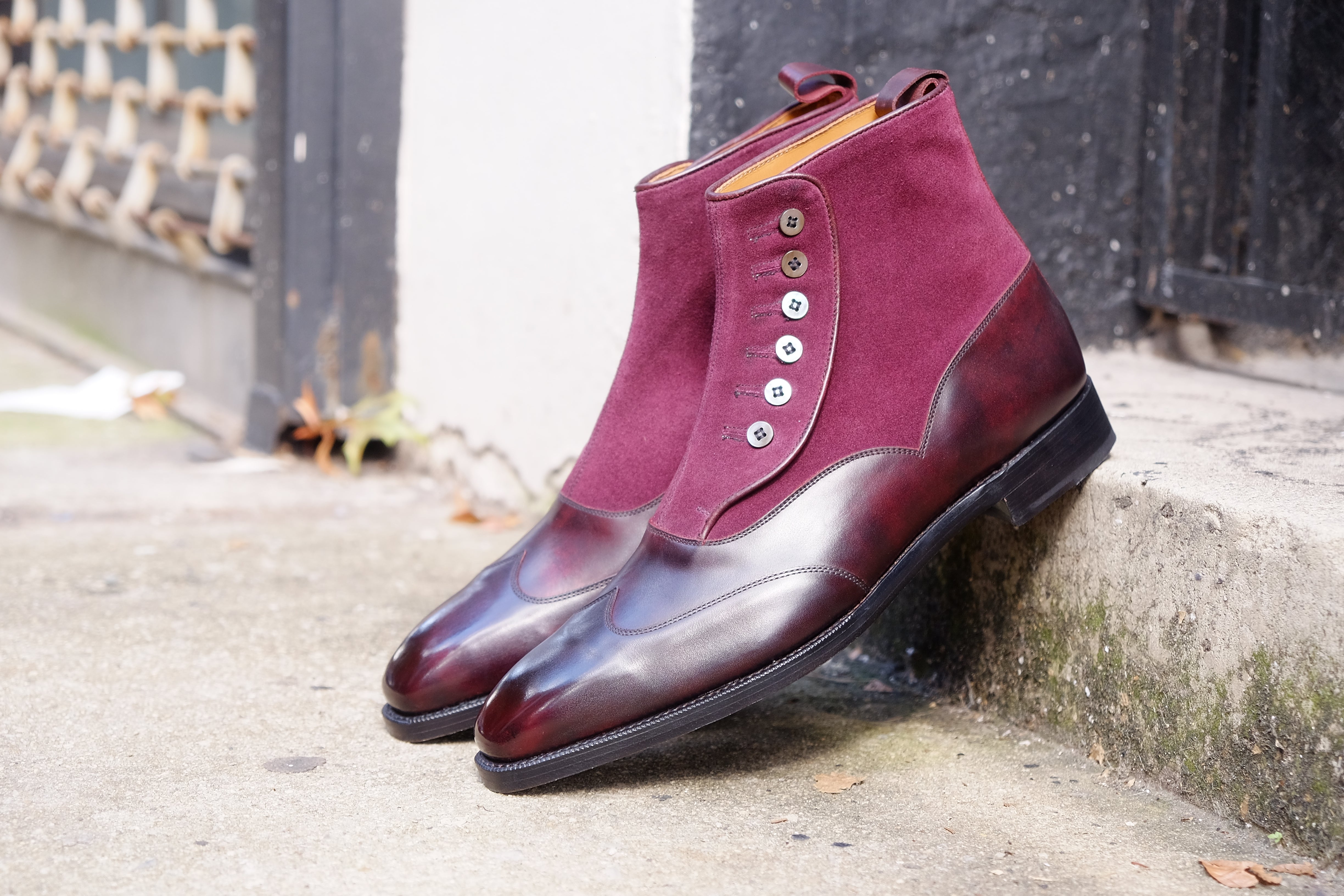 Northbend - MTO - Plum Museum Calf / Regal Purple Suede - MGF Last - Single Leather Sole-Made To Order-J.FitzPatrick Footwear