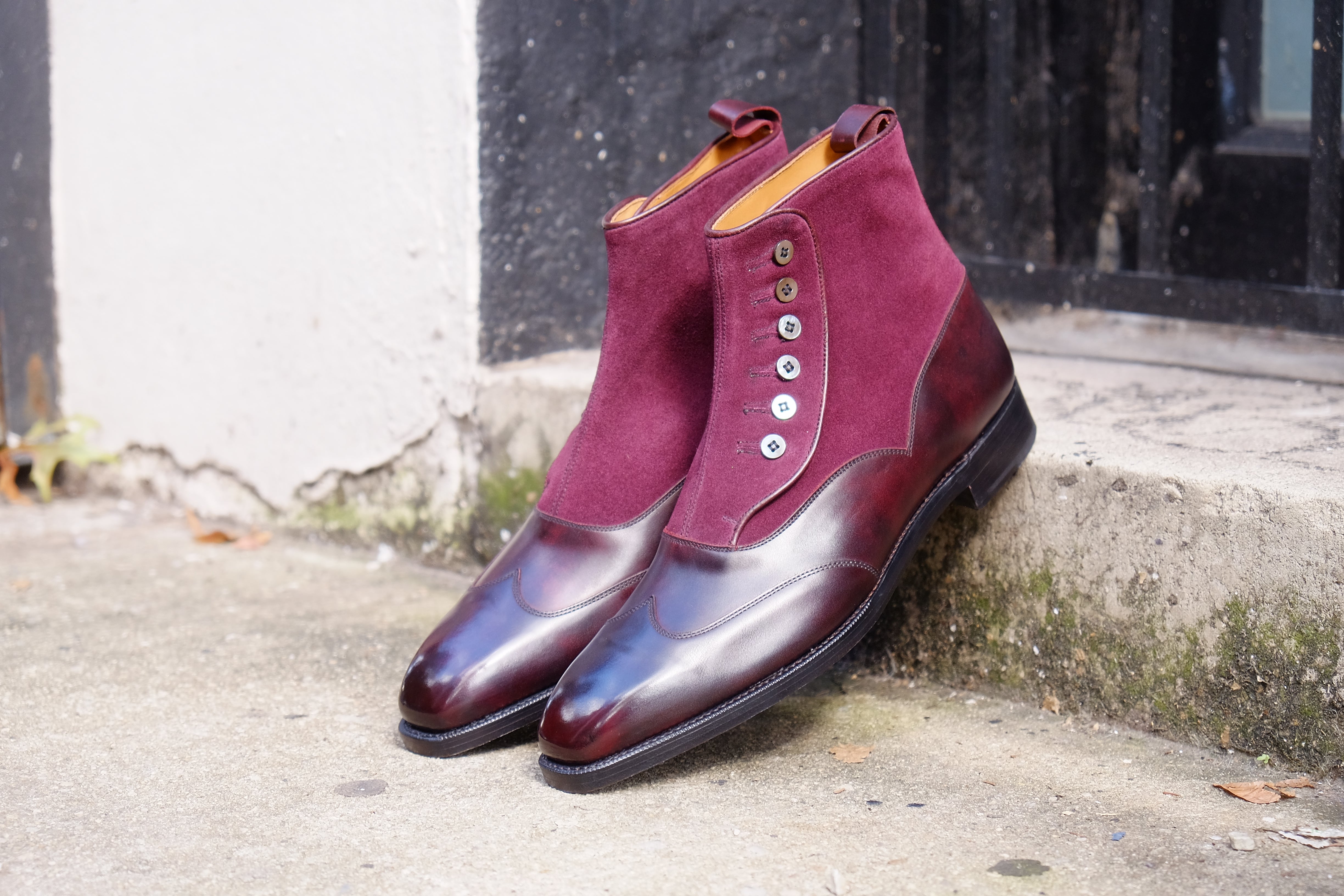 Northbend - MTO - Plum Museum Calf / Regal Purple Suede - MGF Last - Single Leather Sole-Made To Order-J.FitzPatrick Footwear