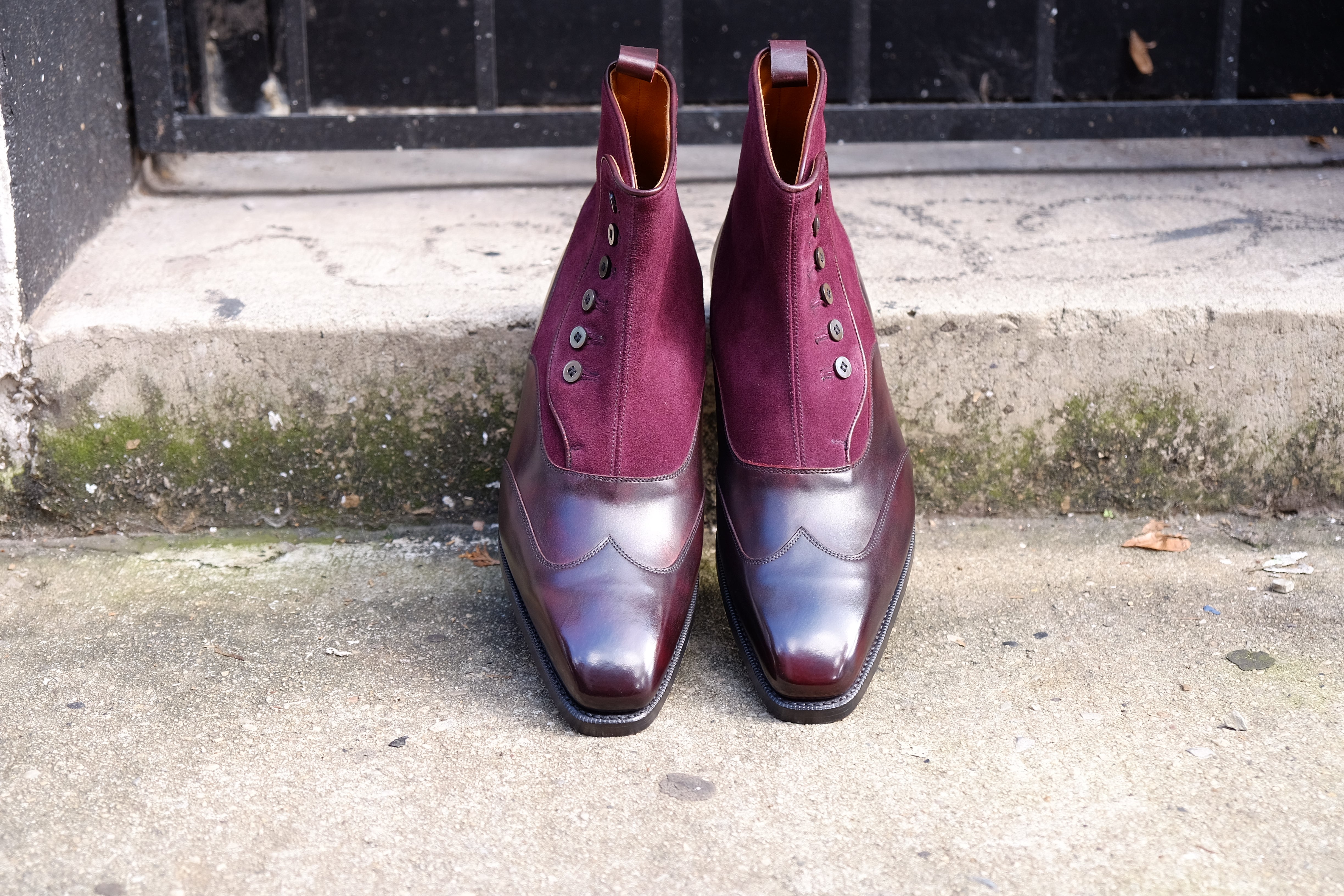 Northbend - MTO - Plum Museum Calf / Regal Purple Suede - MGF Last - Single Leather Sole-Made To Order-J.FitzPatrick Footwear
