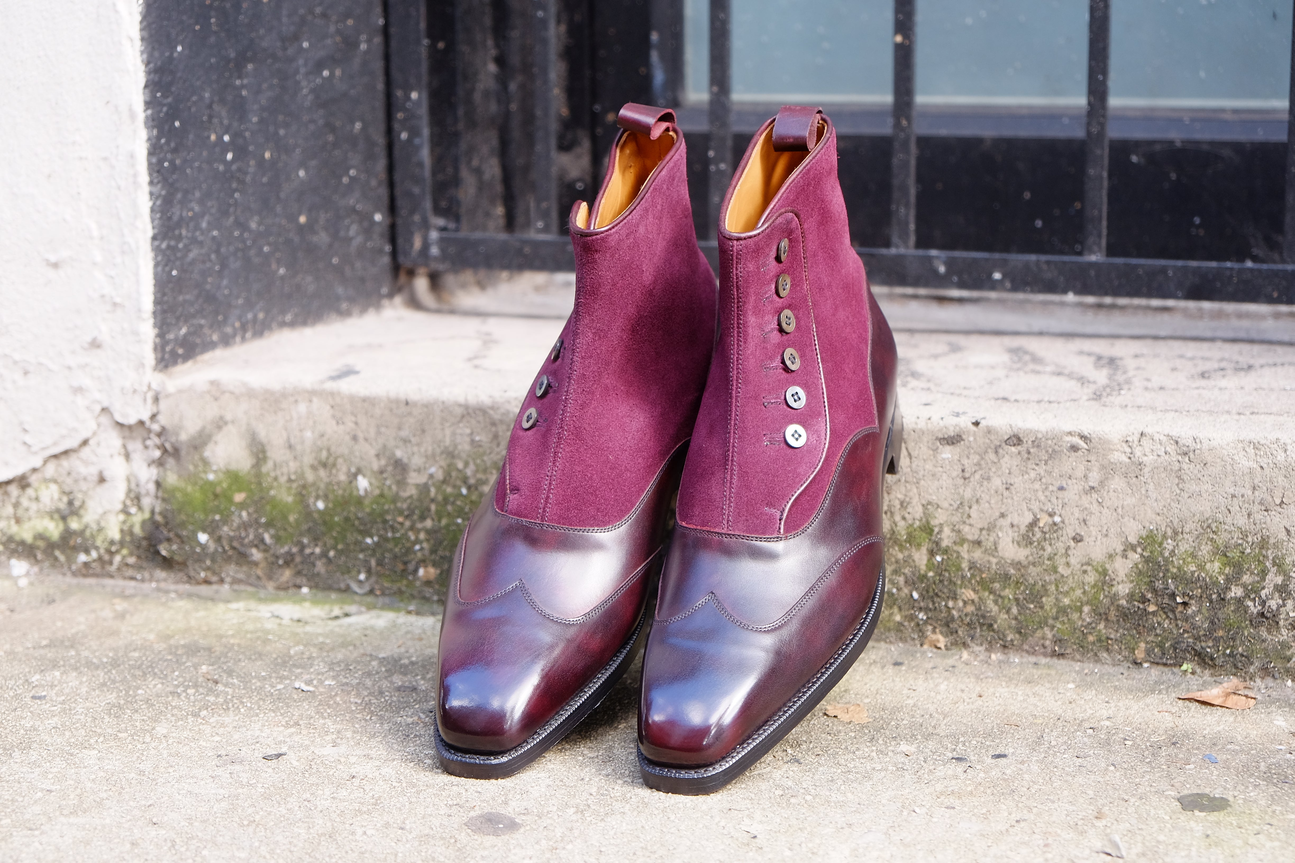 Northbend - MTO - Plum Museum Calf / Regal Purple Suede - MGF Last - Single Leather Sole-Made To Order-J.FitzPatrick Footwear