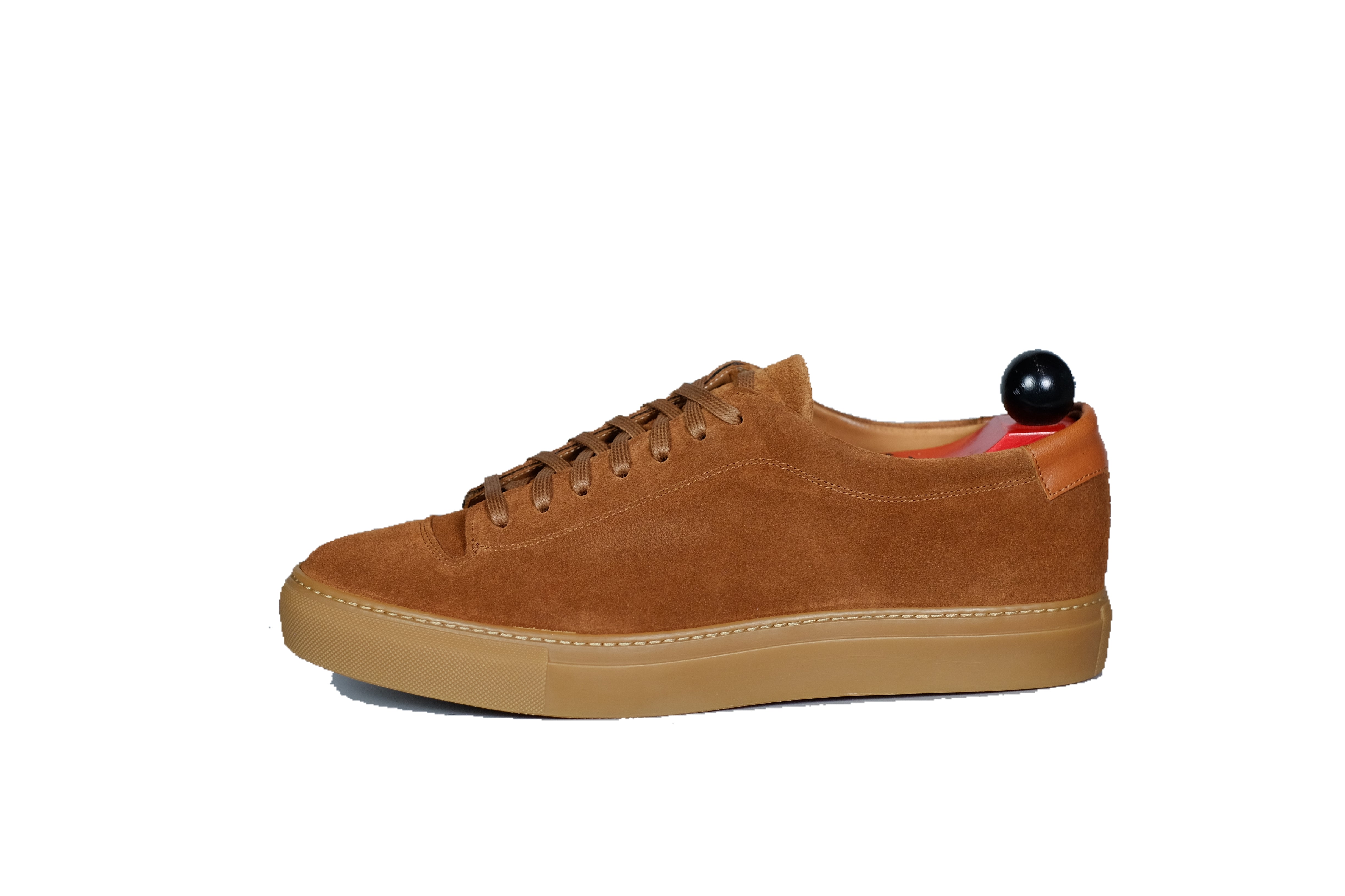 Olympia - Cumin Suede / Gum Sole-Plimsoll Lace Up Laceup Sneakers-J.FitzPatrick Footwear