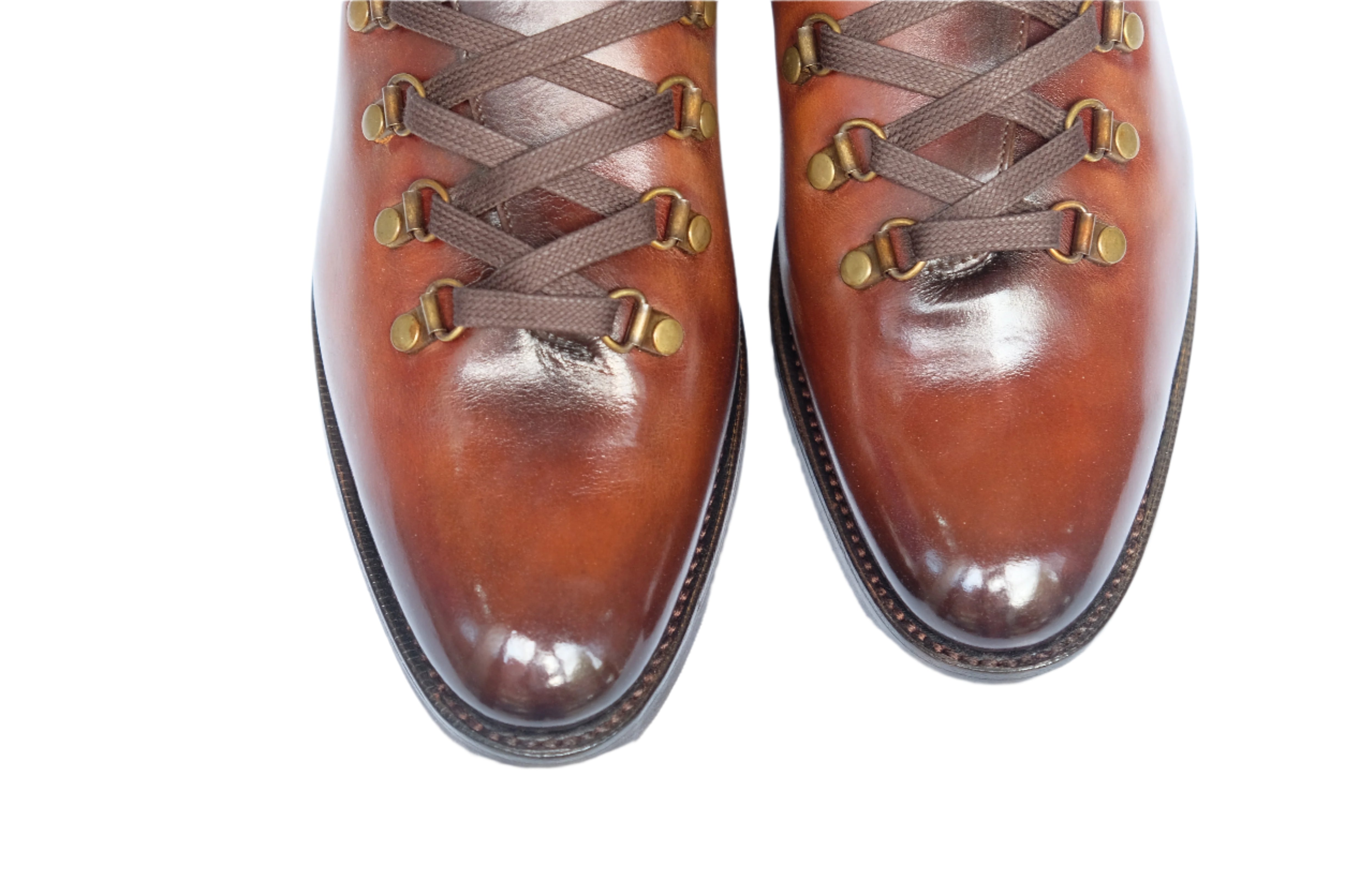 Patina Antique Brown - MTO - Snoqualmie-Made To Order Alpine Hiker Boot Custom Patina-J.FitzPatrick Footwear