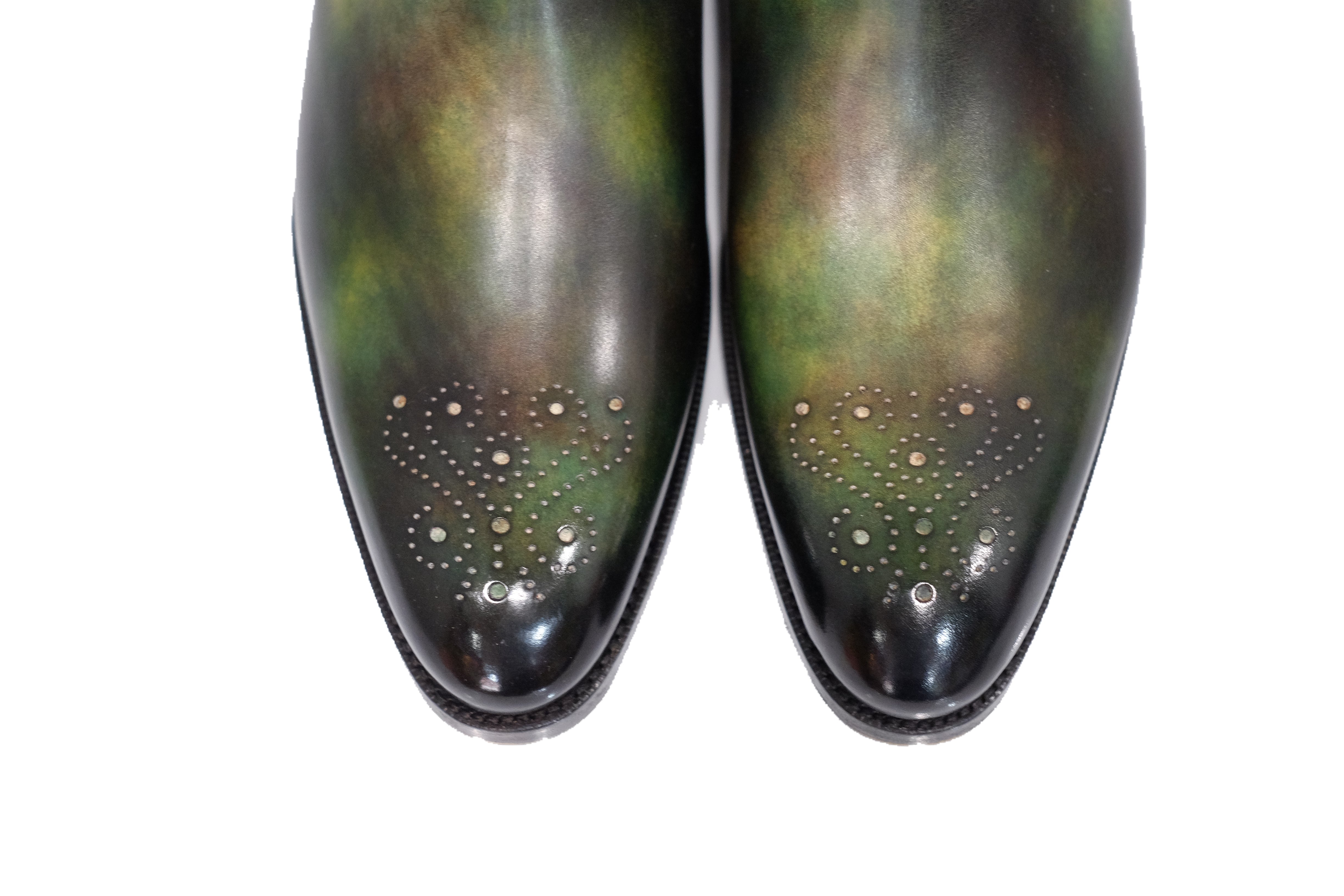 Patina Basilic - MTO - Highland-Made To Order Chelsea Boot Custom Patina-J.FitzPatrick Footwear