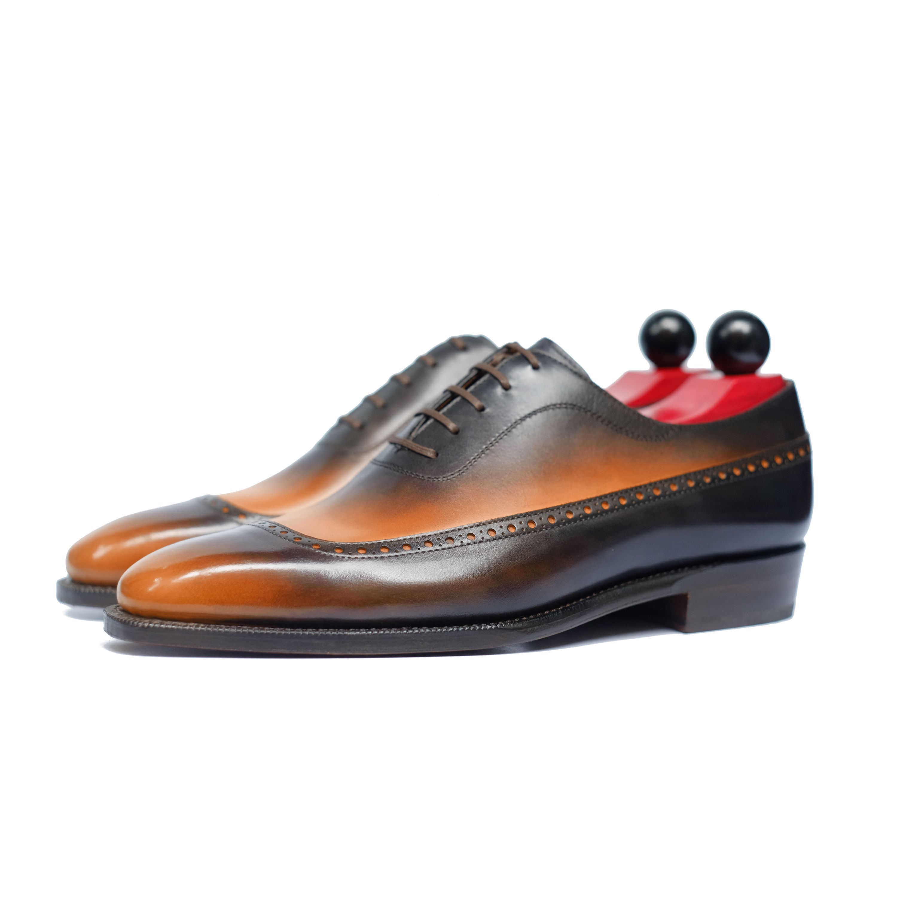 Patina Caramel - MTO - Sebastien-Made To Order Oxfords Custom Patina-J.FitzPatrick Footwear