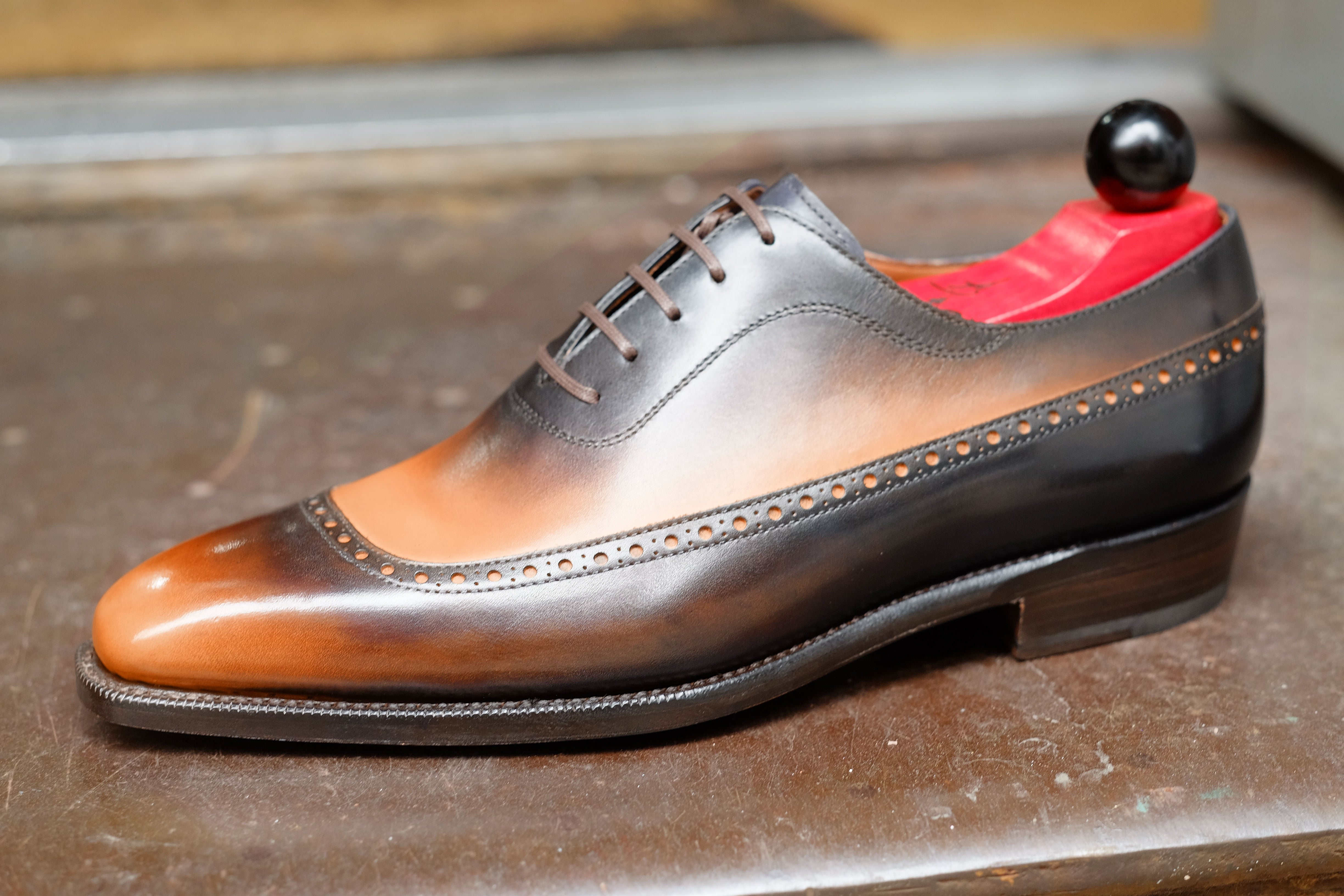 Patina Caramel - MTO - Sebastien-Made To Order Oxfords Custom Patina-J.FitzPatrick Footwear