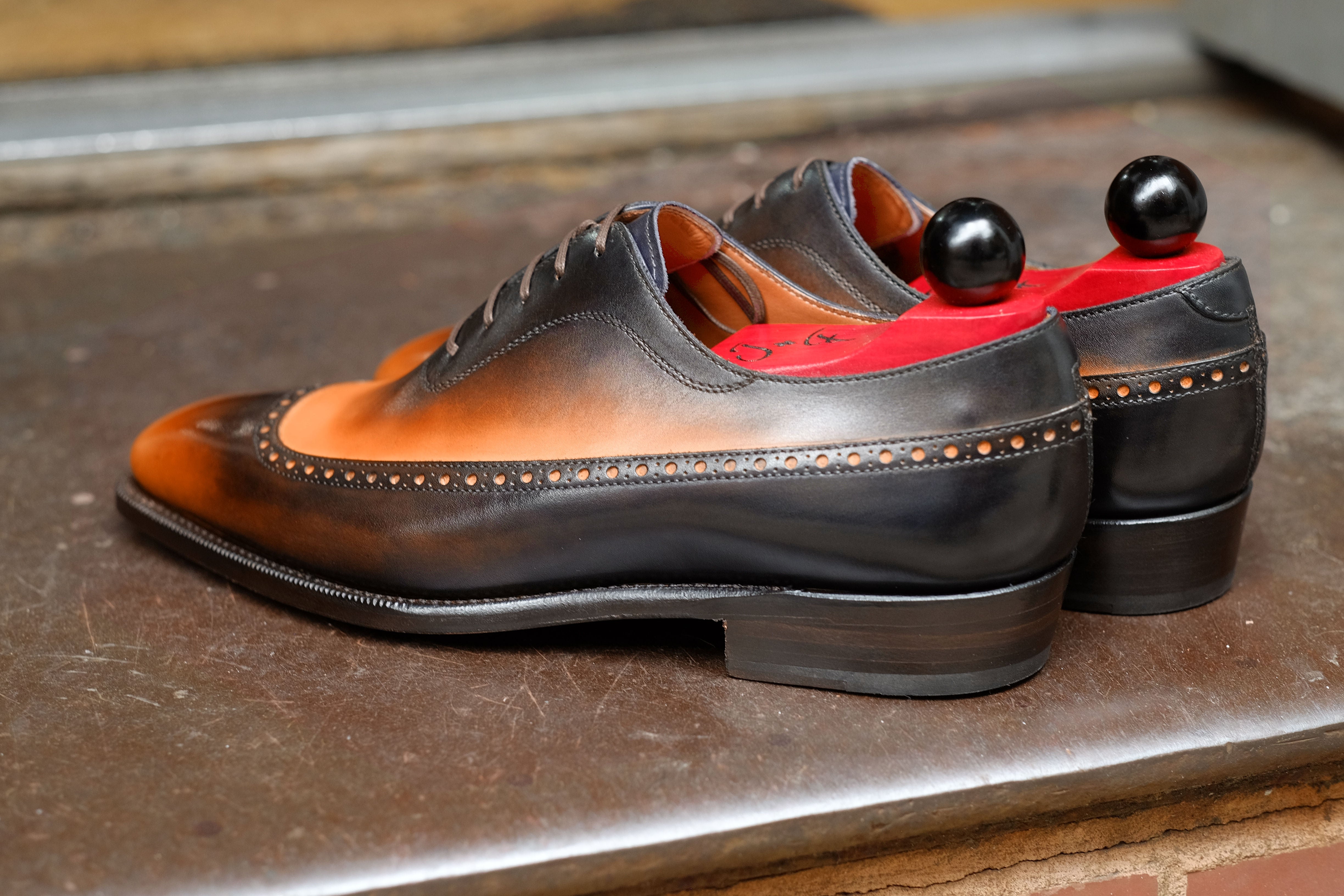 Patina Caramel - MTO - Sebastien-Made To Order Oxfords Custom Patina-J.FitzPatrick Footwear