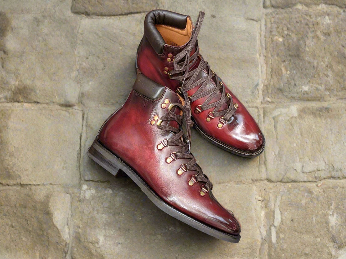 Patina Cherry Tree - MTO - Snoqualmie-Made To Order Alpine Hiker Boots-J.FitzPatrick Footwear