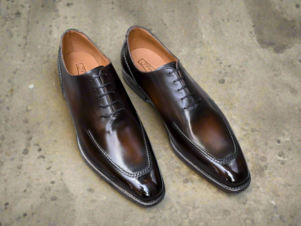 Patina Dark Antique Brown - MTO - Whittier-Made To Order Oxfords Custom Patina-J.FitzPatrick Footwear