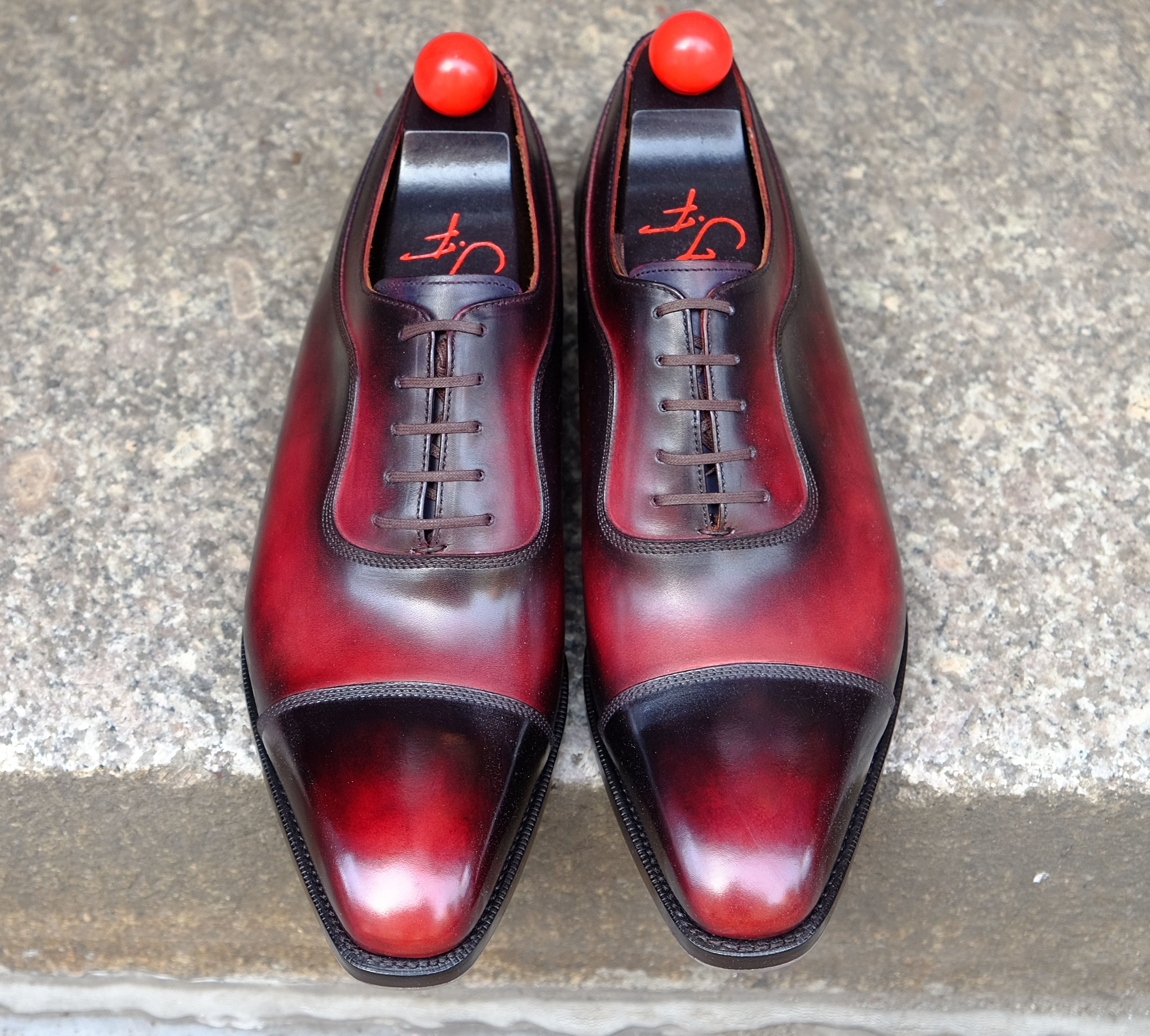 Patina Ember - MTO - Woodway-Made To Order Oxfords Custom Patina-J.FitzPatrick Footwear