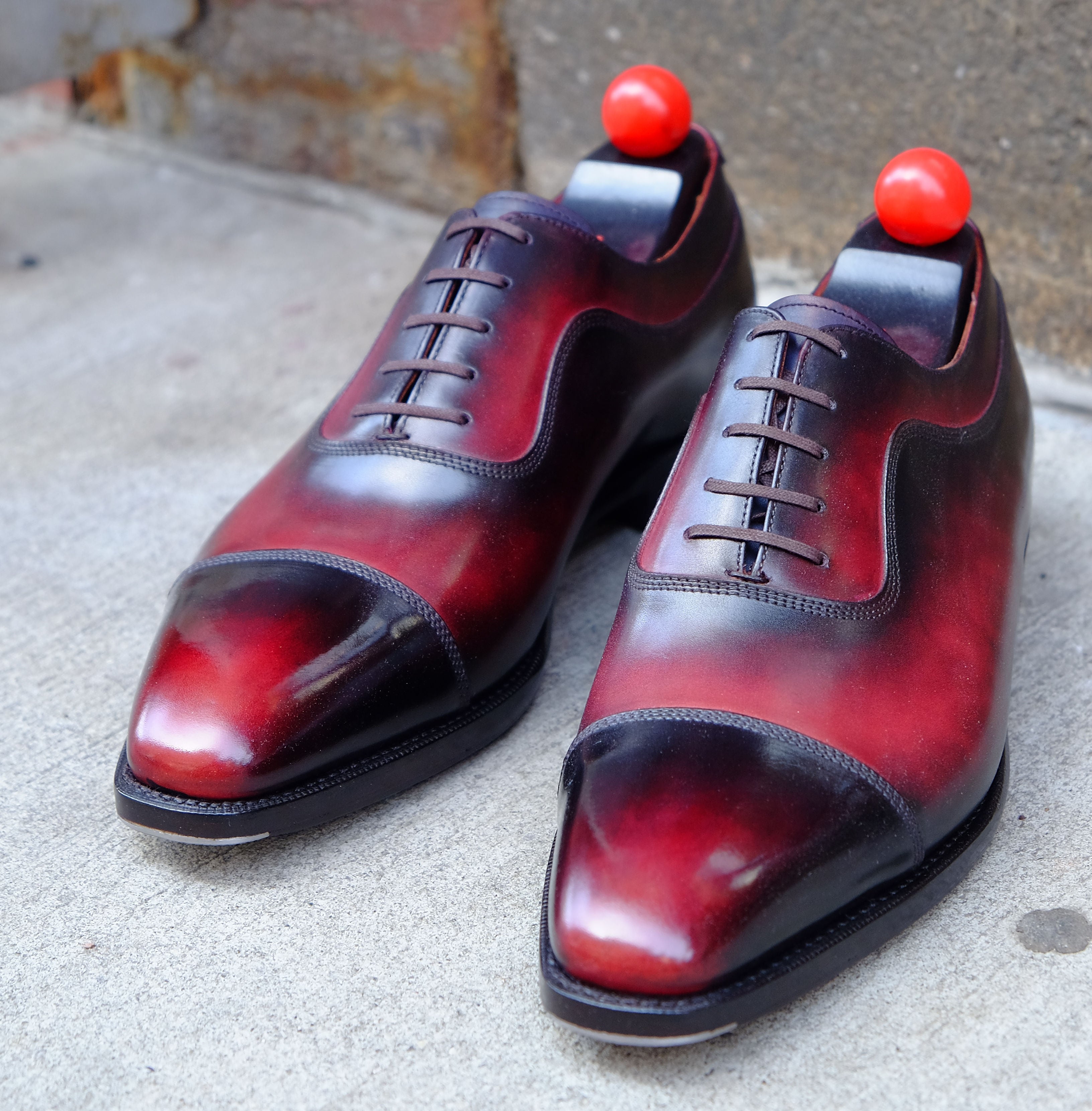 Patina Ember - MTO - Woodway-Made To Order Oxfords Custom Patina-J.FitzPatrick Footwear