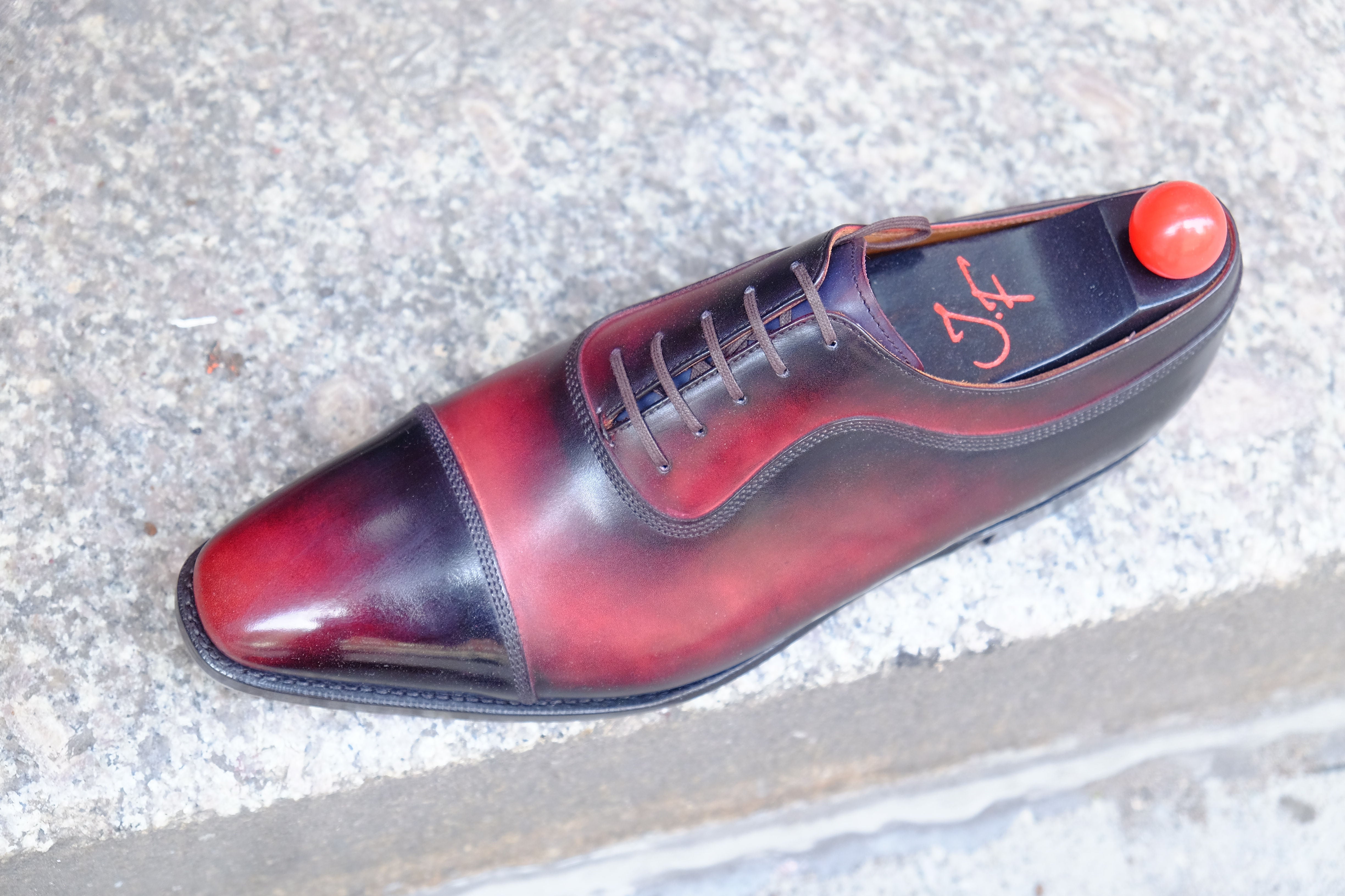 Patina Ember - MTO - Woodway-Made To Order Oxfords Custom Patina-J.FitzPatrick Footwear