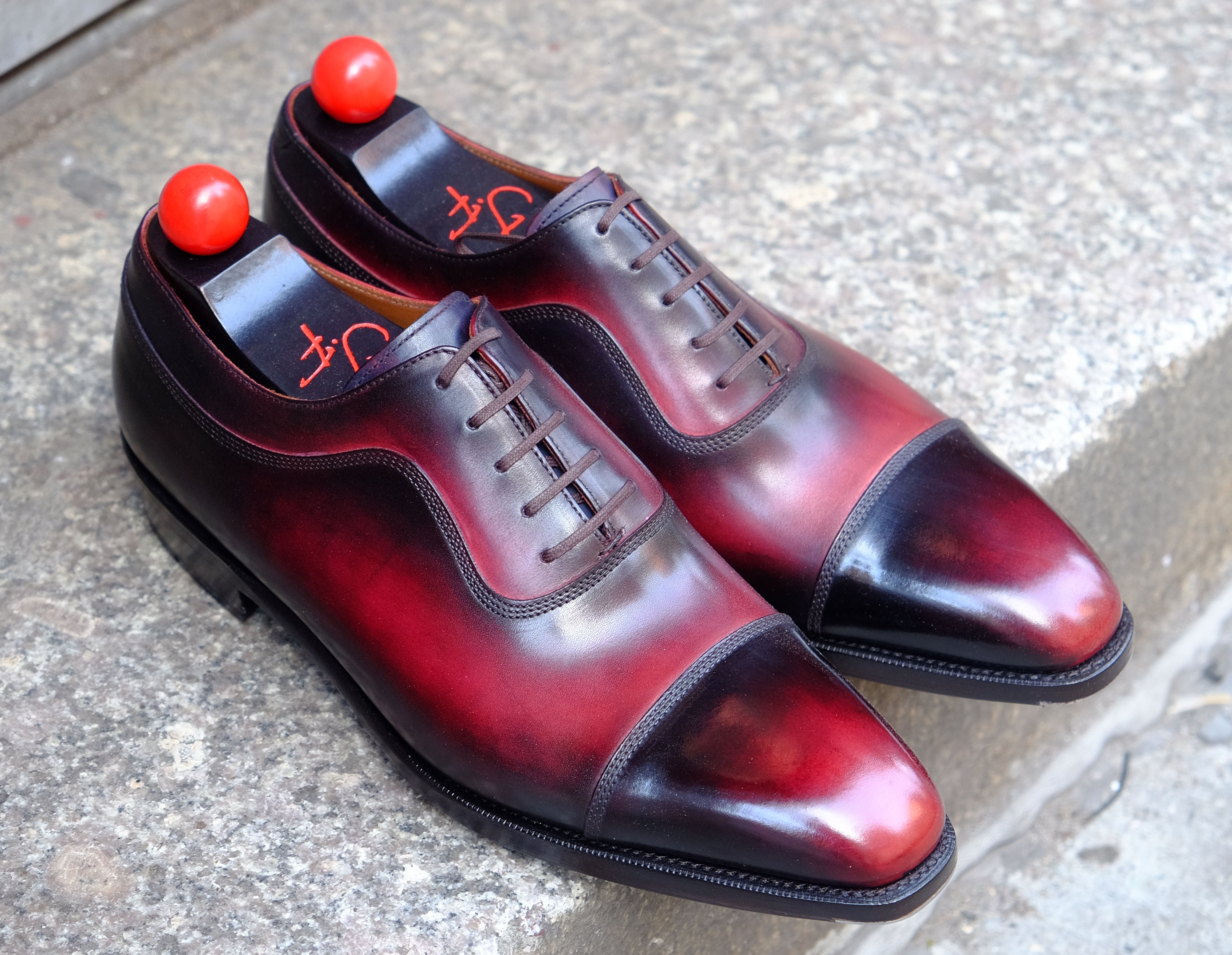 Patina Ember - MTO - Woodway-Made To Order Oxfords Custom Patina-J.FitzPatrick Footwear