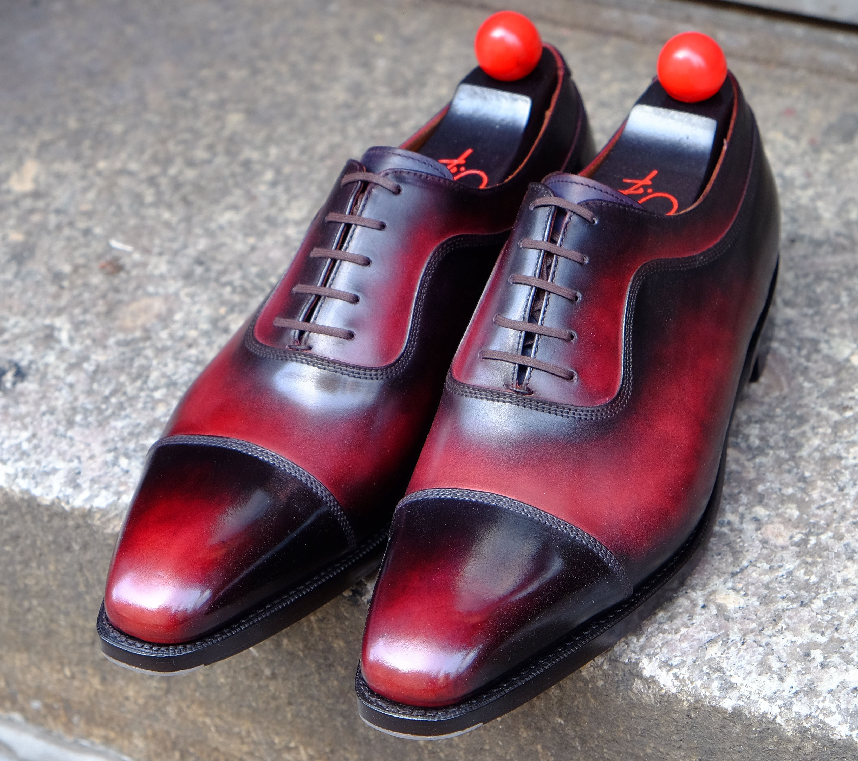 Patina Ember - MTO - Woodway-Made To Order Oxfords Custom Patina-J.FitzPatrick Footwear