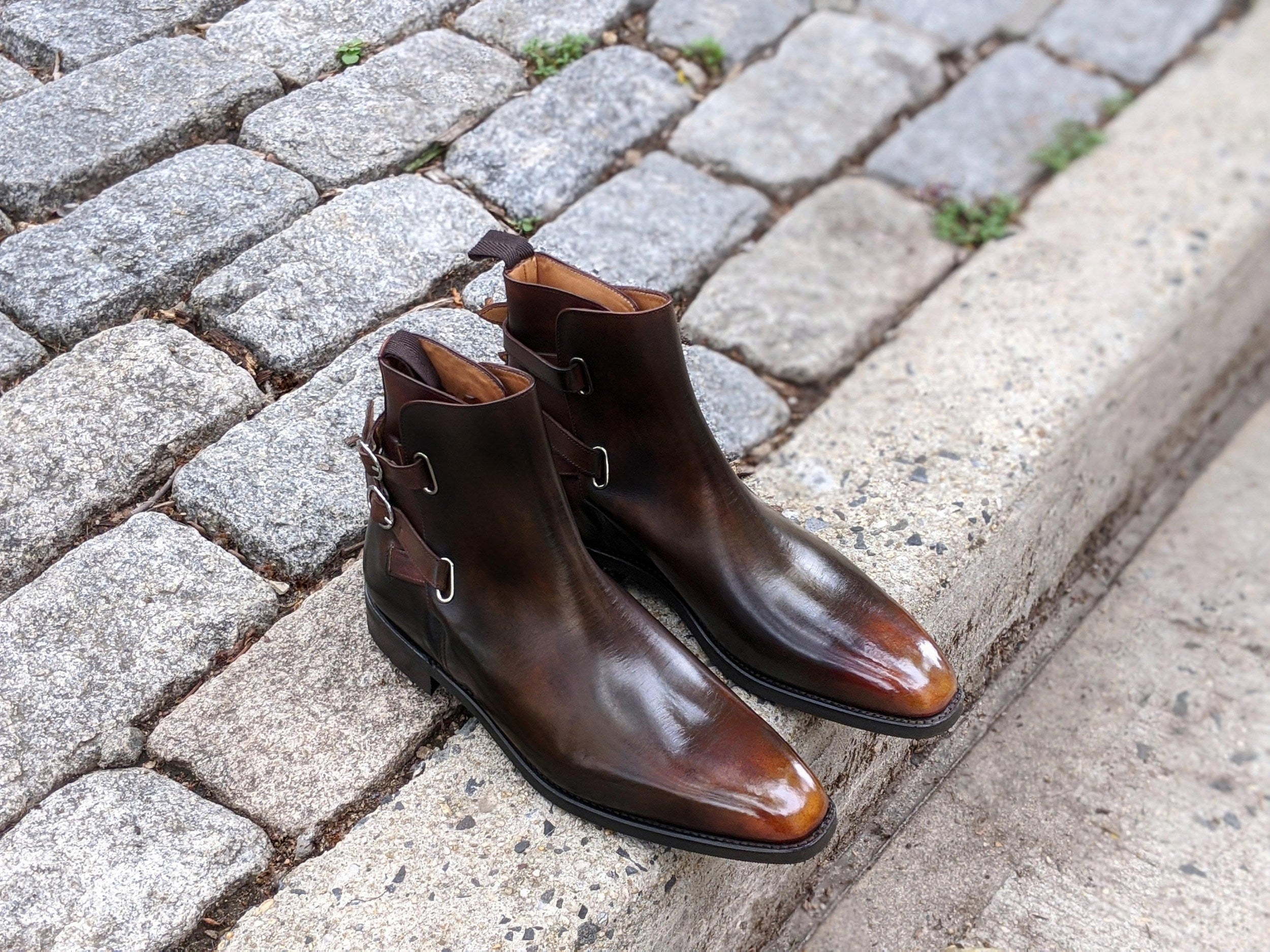 Patina Forest Floor - MTO - Genesee-Made To Order Jodhpur Boots-J.FitzPatrick Footwear