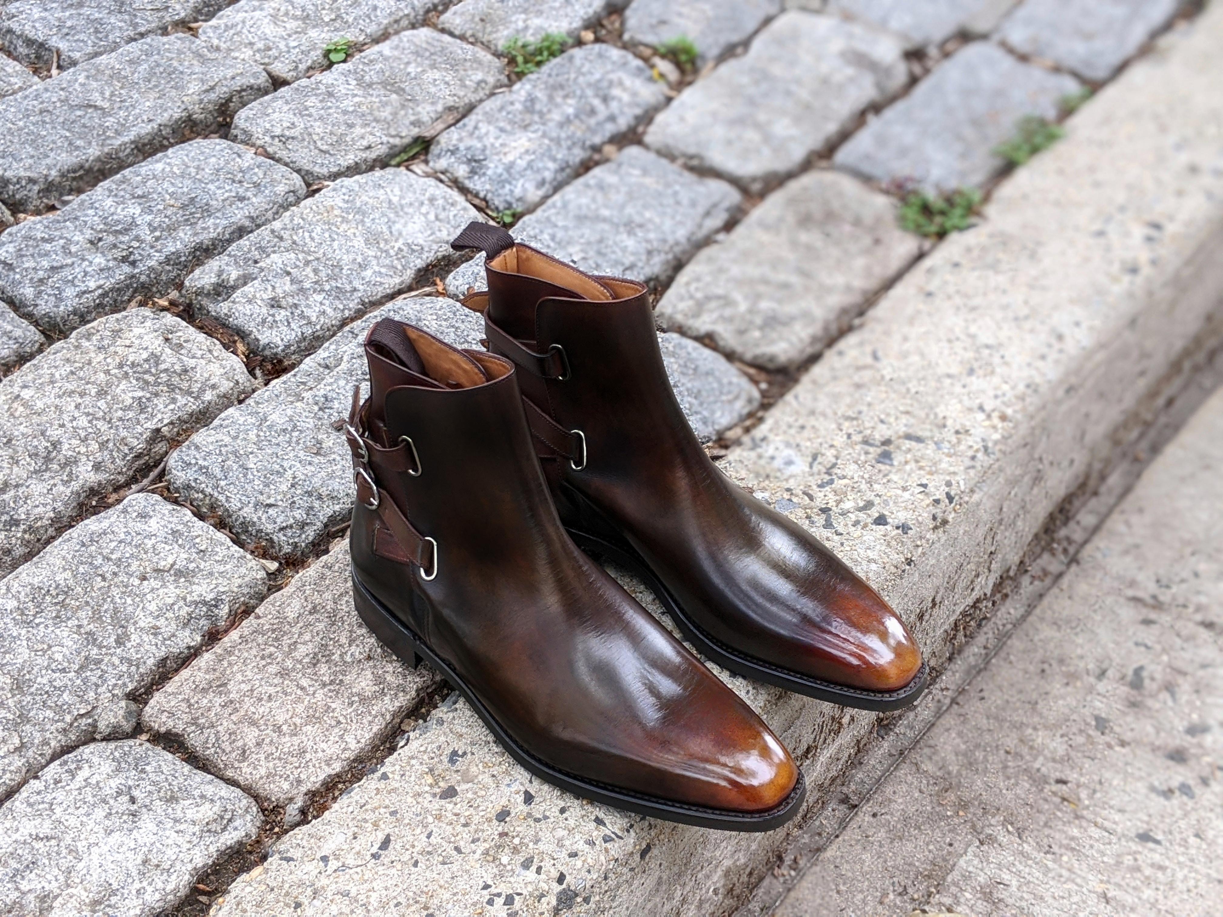 Patina Forest Floor - MTO - Genesee-Made To Order Jodhpur Boots-J.FitzPatrick Footwear