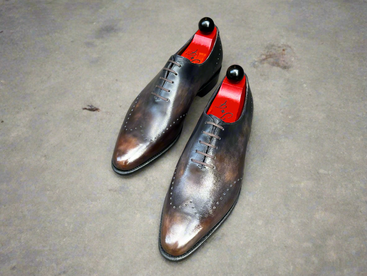 Patina Golem - MTO - Tony-Made To Order Oxfords Custom Patina-J.FitzPatrick Footwear