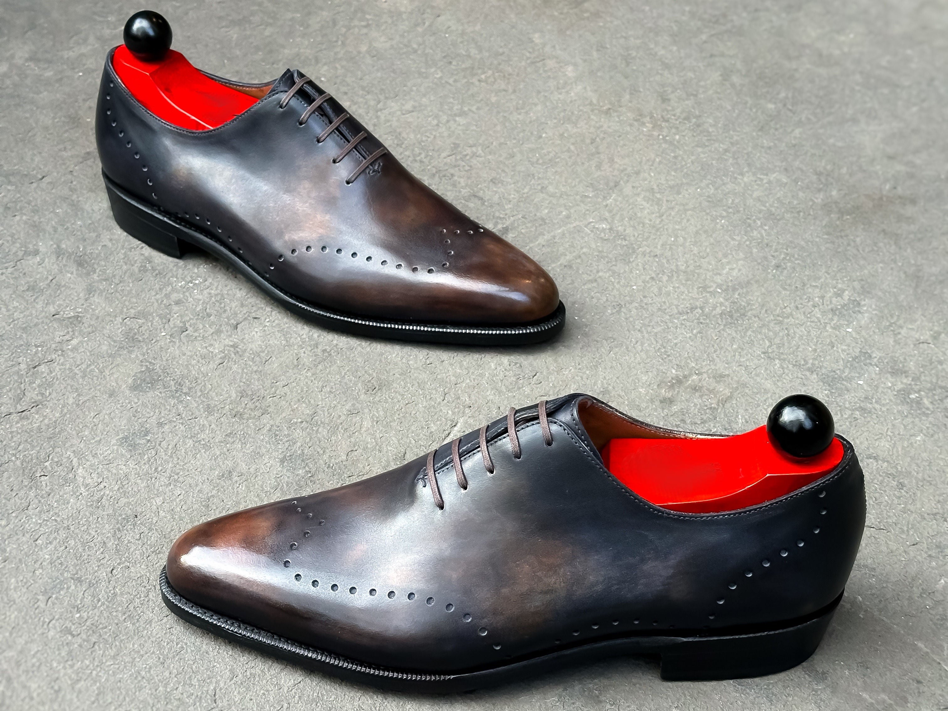 Patina Golem - MTO - Tony-Made To Order Oxfords Custom Patina-J.FitzPatrick Footwear