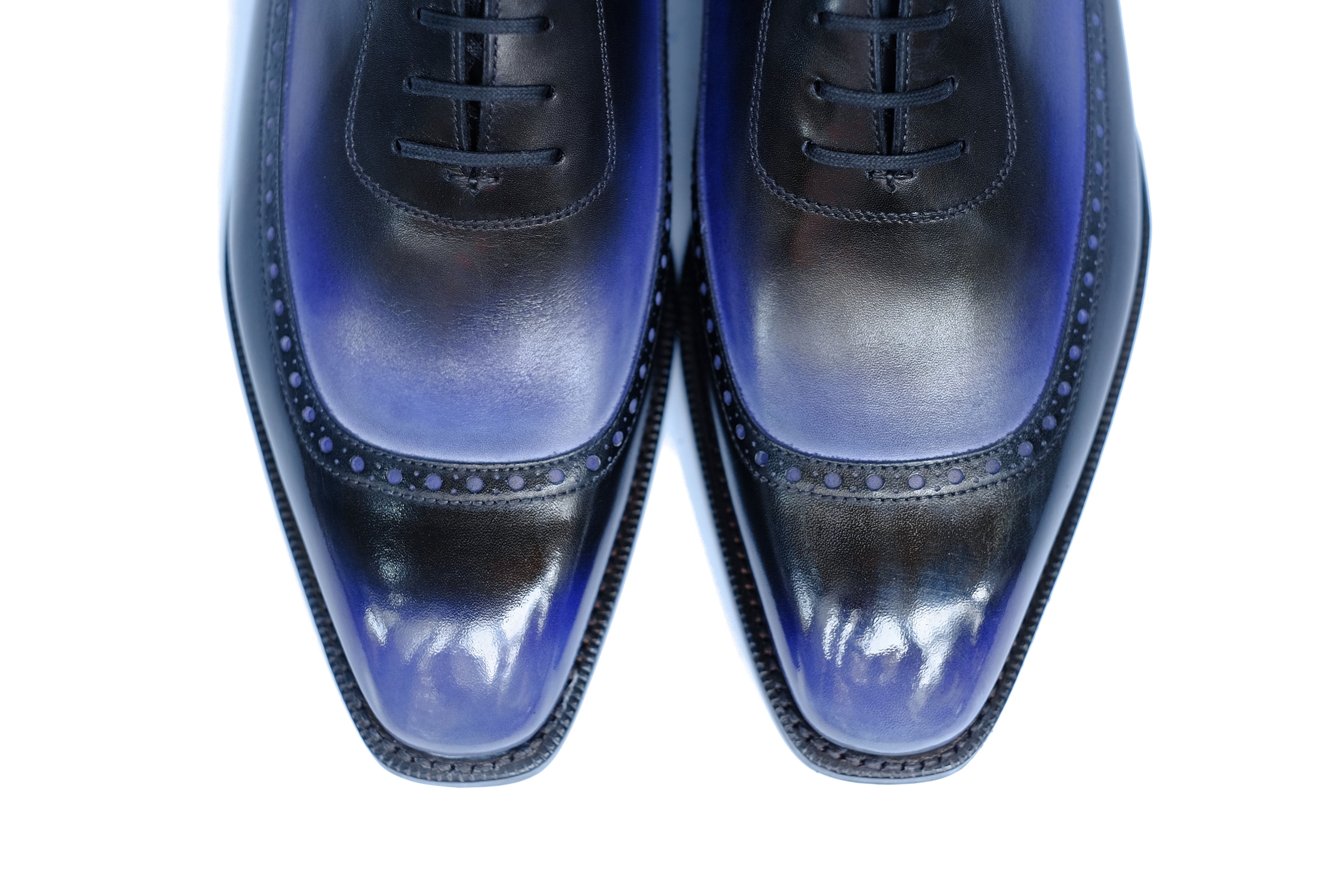 Patina Lapis Lazuli - MTO - Sebastien-Made To Order Oxfords Custom Patina-J.FitzPatrick Footwear