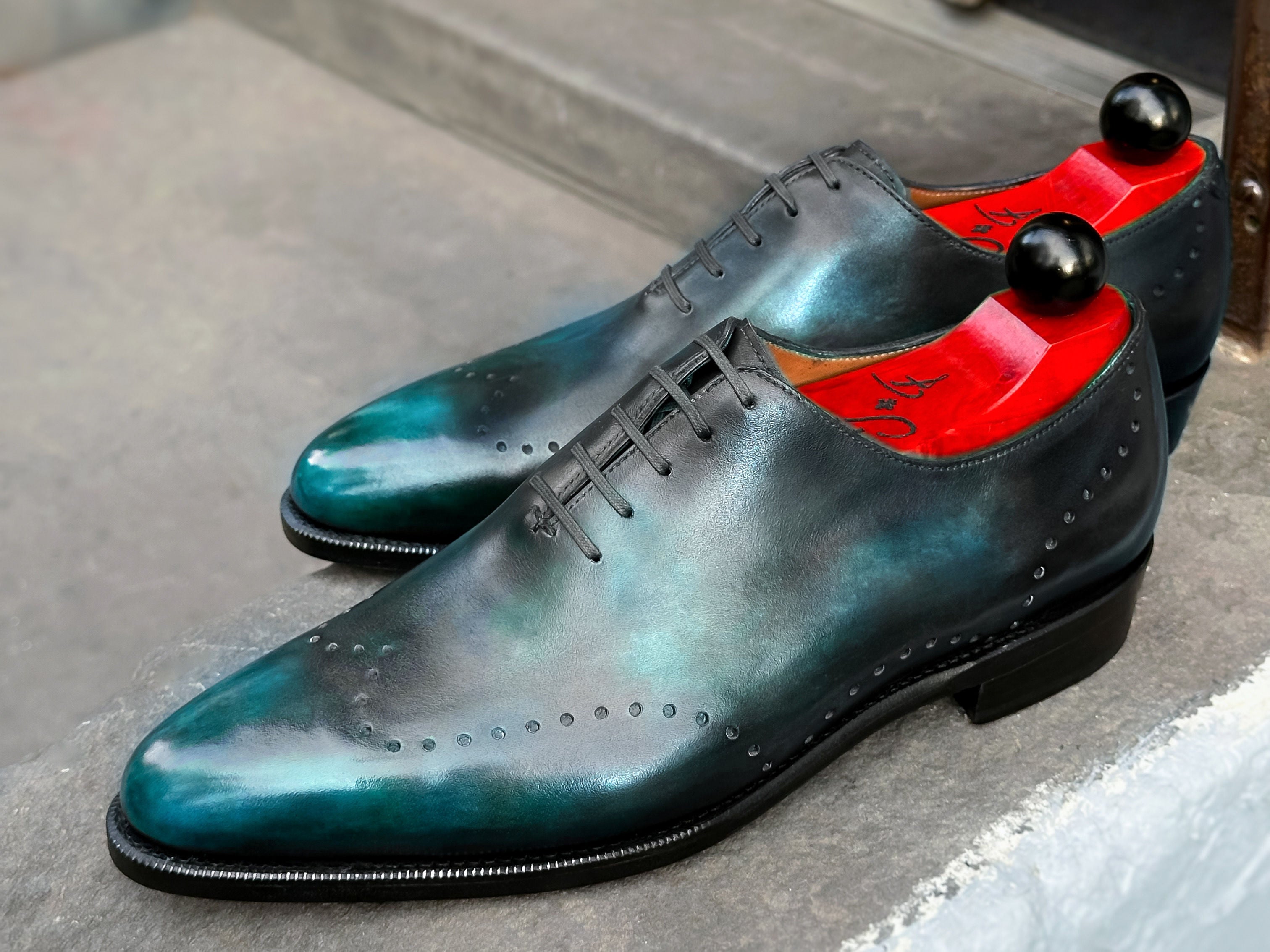 Patina Leviathan - MTO - Tony-Made To Order Oxfords Custom Patina-J.FitzPatrick Footwear
