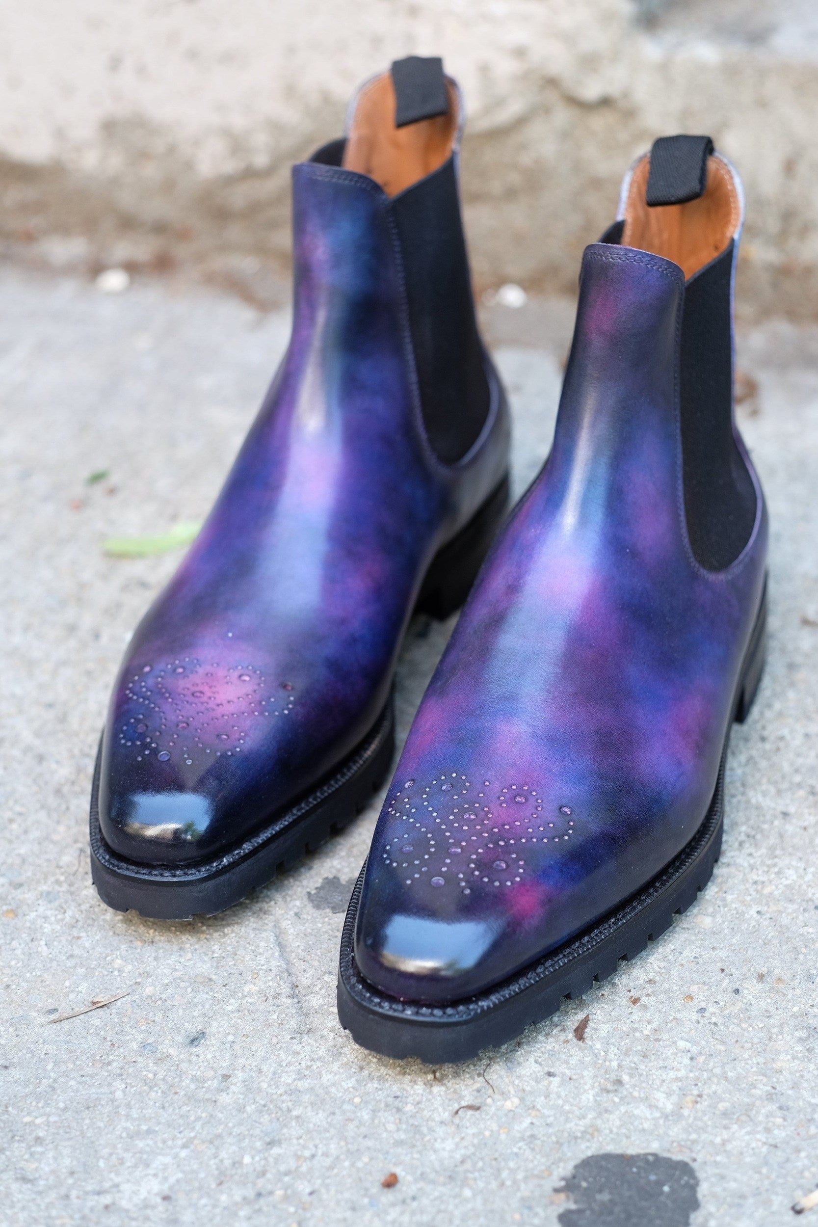 Patina Pyrenea - MTO - Highland-Made To Order Chelsea Boots-J.FitzPatrick Footwear