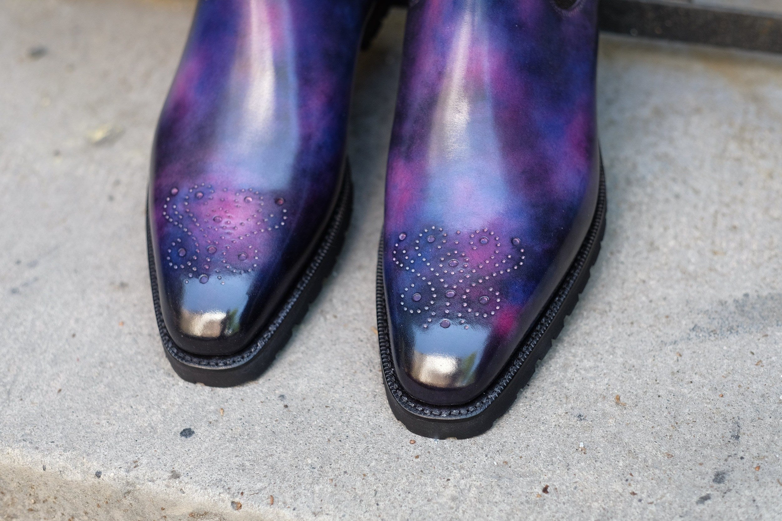 Patina Pyrenea - MTO - Highland-Made To Order Chelsea Boots-J.FitzPatrick Footwear