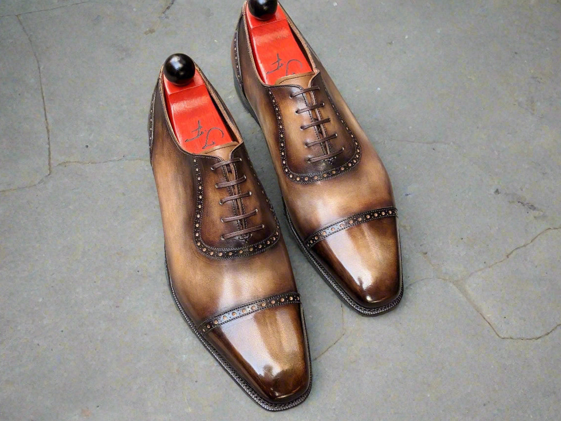 Patina River Rock - MTO - Sunnyside-Made To Order Oxfords Custom Patina-J.FitzPatrick Footwear