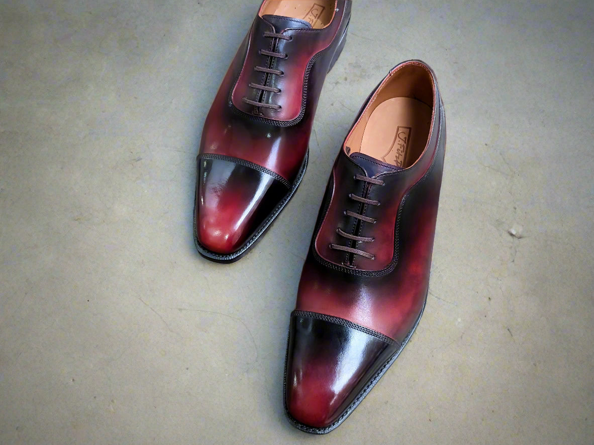 Patina Ruby - MTO - Woodway-Made To Order Oxfords Custom Patina-J.FitzPatrick Footwear