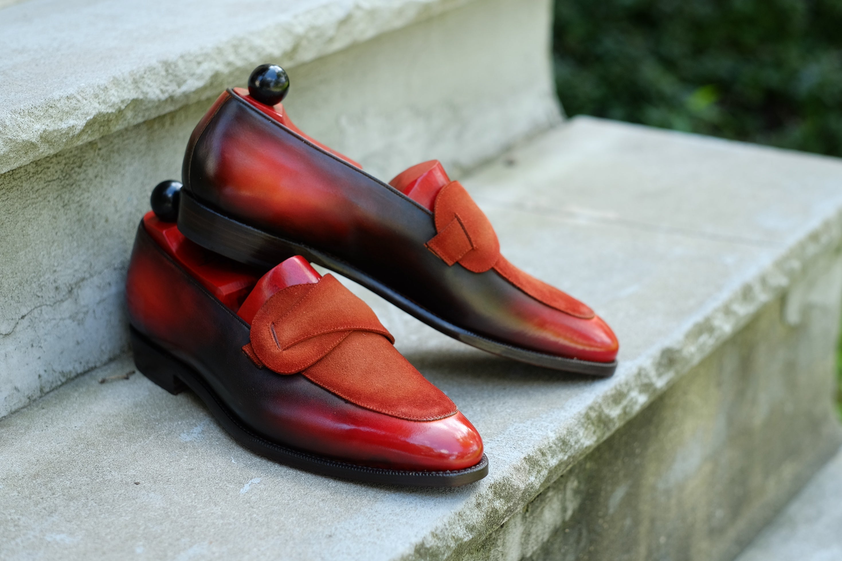 Patina Rust - MTO - Meridian-Made To Order Butterfly Loafer Custom Patina-J.FitzPatrick Footwear