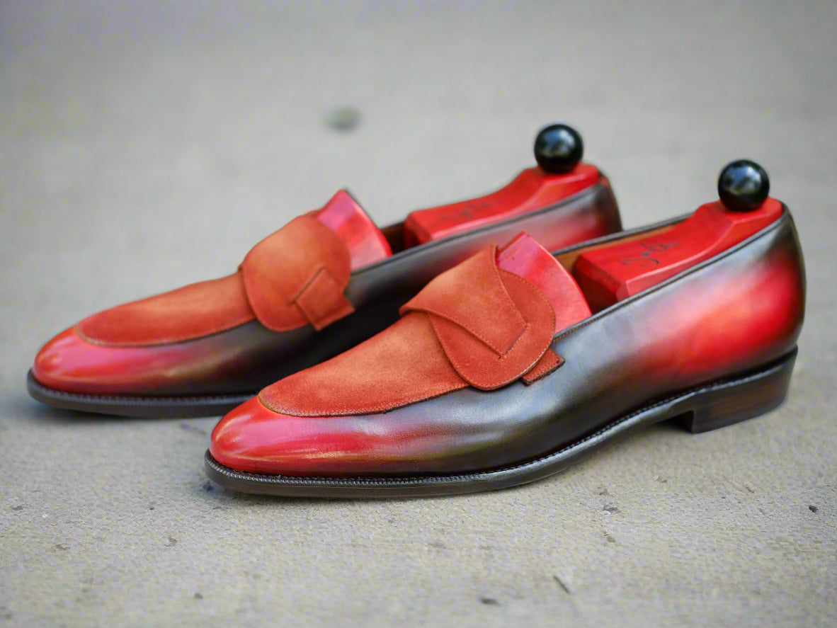 Patina Rust - MTO - Meridian-Made To Order Butterfly Loafer Custom Patina-J.FitzPatrick Footwear
