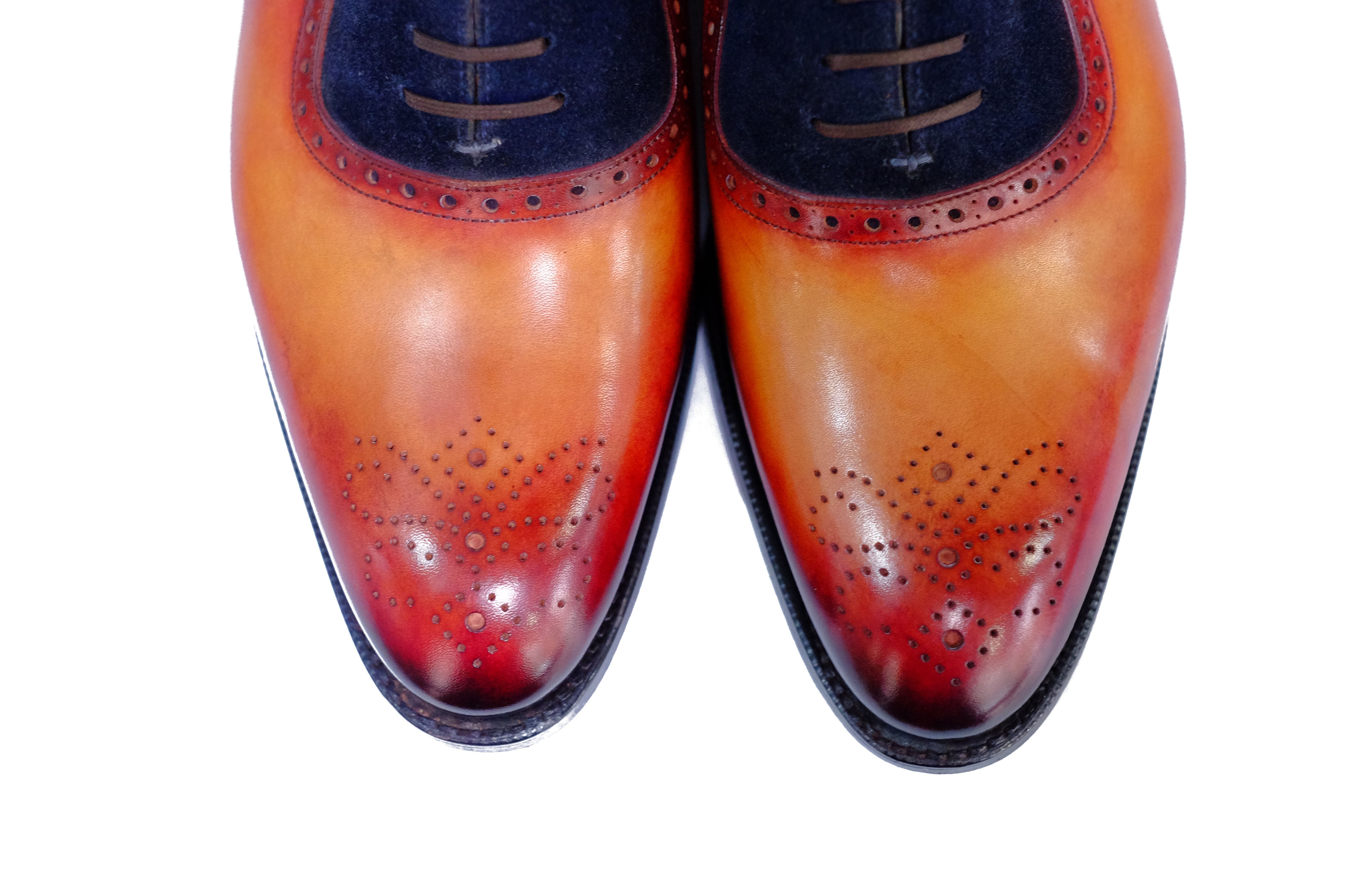 Patina Sunset - MTO - Roosevelt-Made To Order Oxfords Custom Patina-J.FitzPatrick Footwear