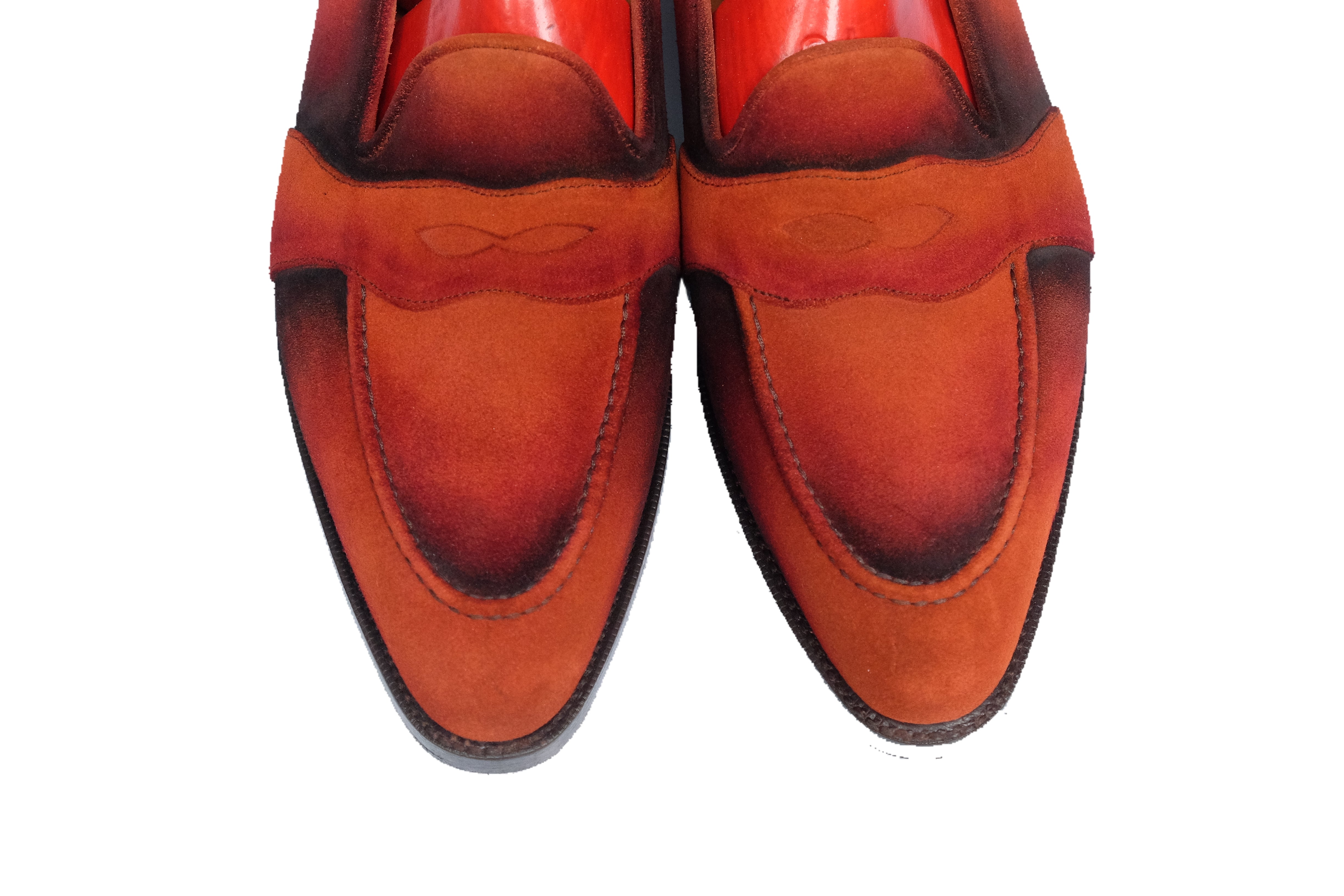 Patina Vesuvio - MTO - Madison - JKF Last - Single Leather Sole-Made To Order Penny Loafer Full Strap Custom Patina-J.FitzPatrick Footwear