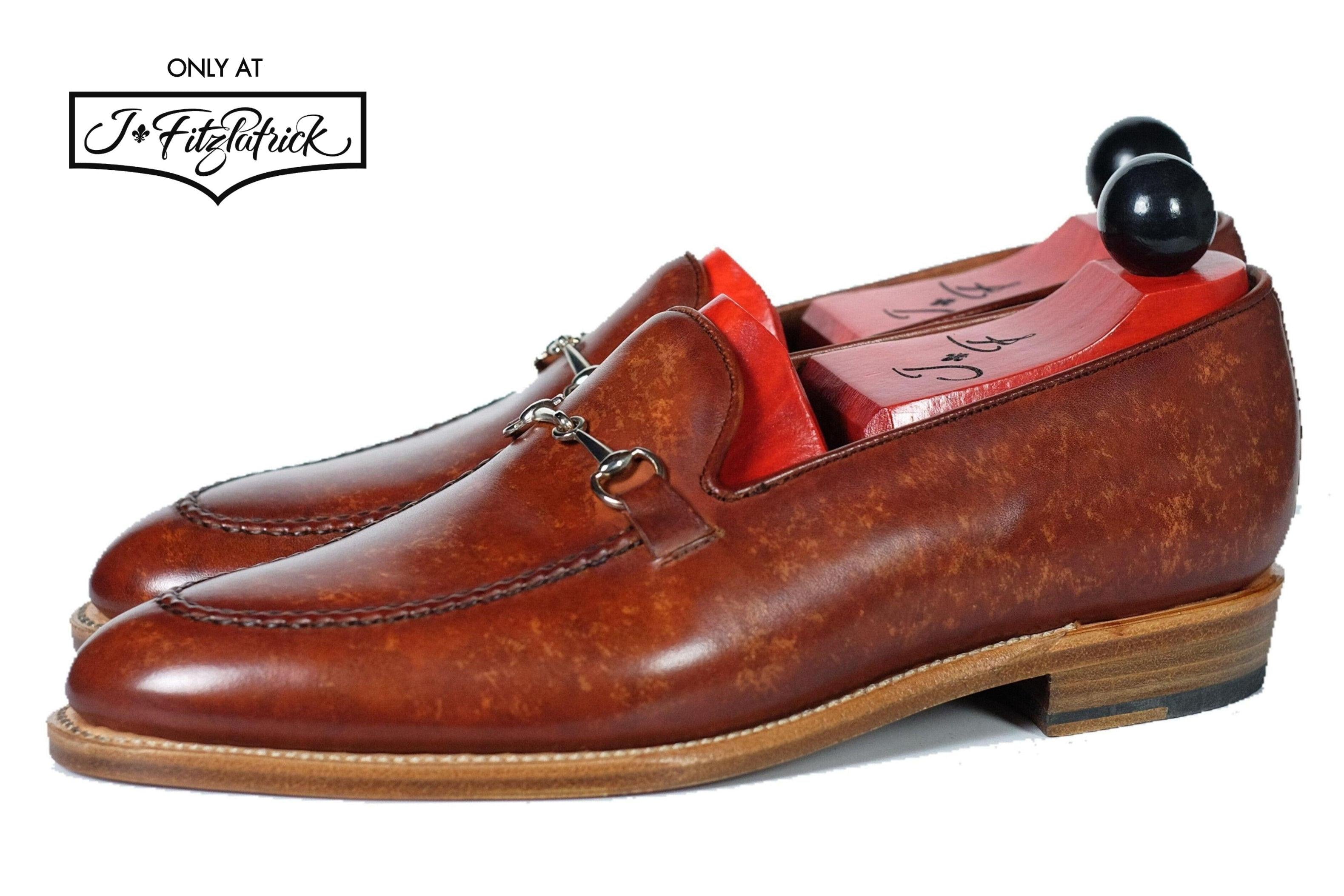 Pike - Gold Marble Patina - PRE ORDER-Horse Bit Horsebit Loafers-J.FitzPatrick Footwear