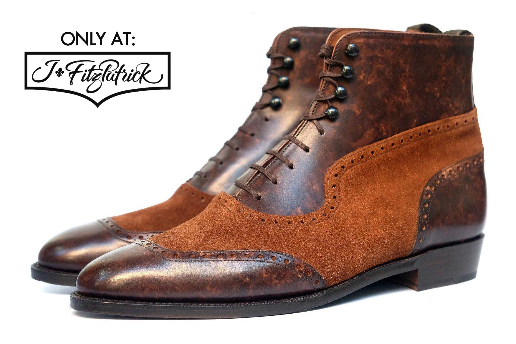 Pinehurst - Dark Brown Marble Patina / Snuff Suede