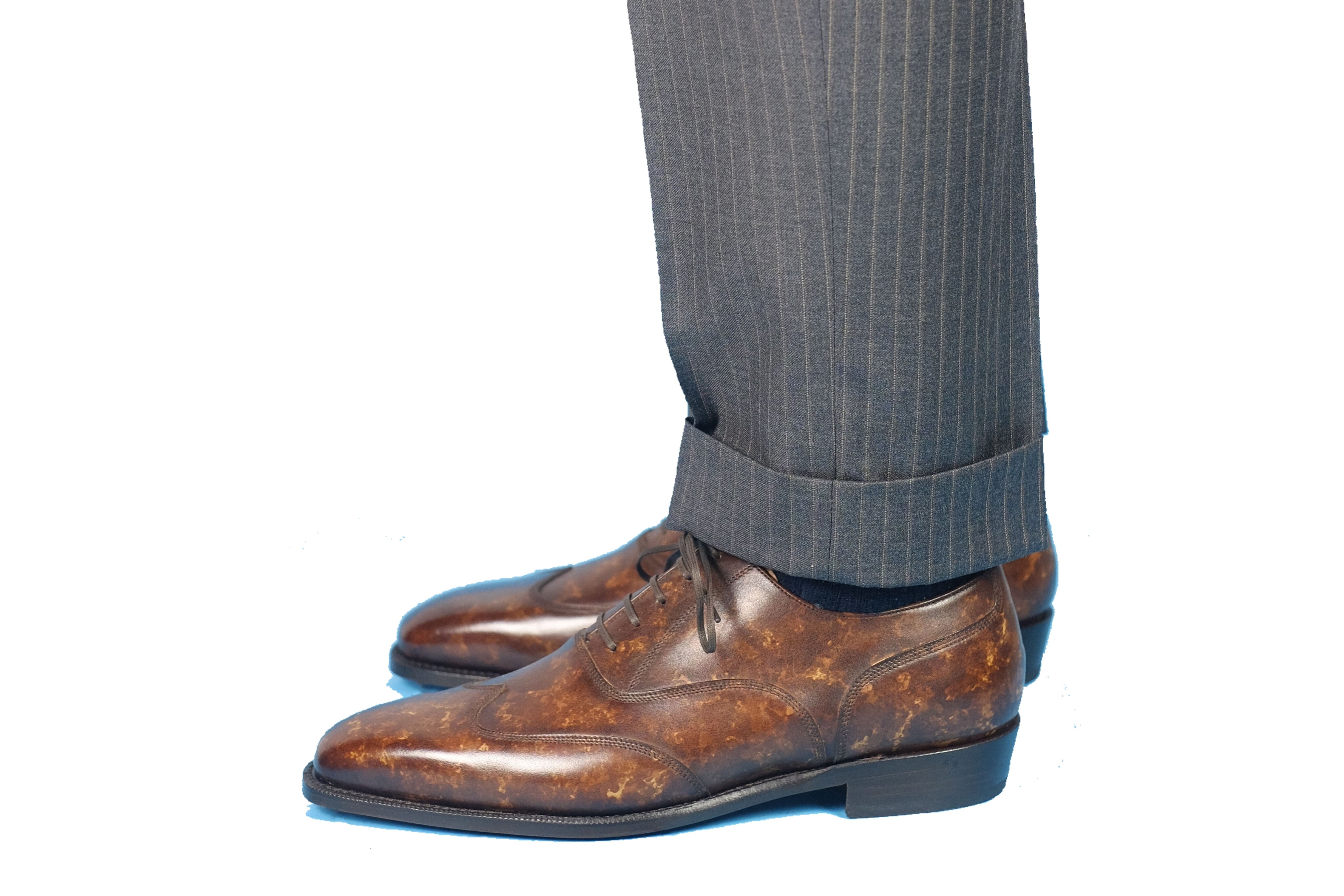 Pullman - Copper Marble Patina - PRE ORDER-Austerity Brogue Oxfords-J.FitzPatrick Footwear