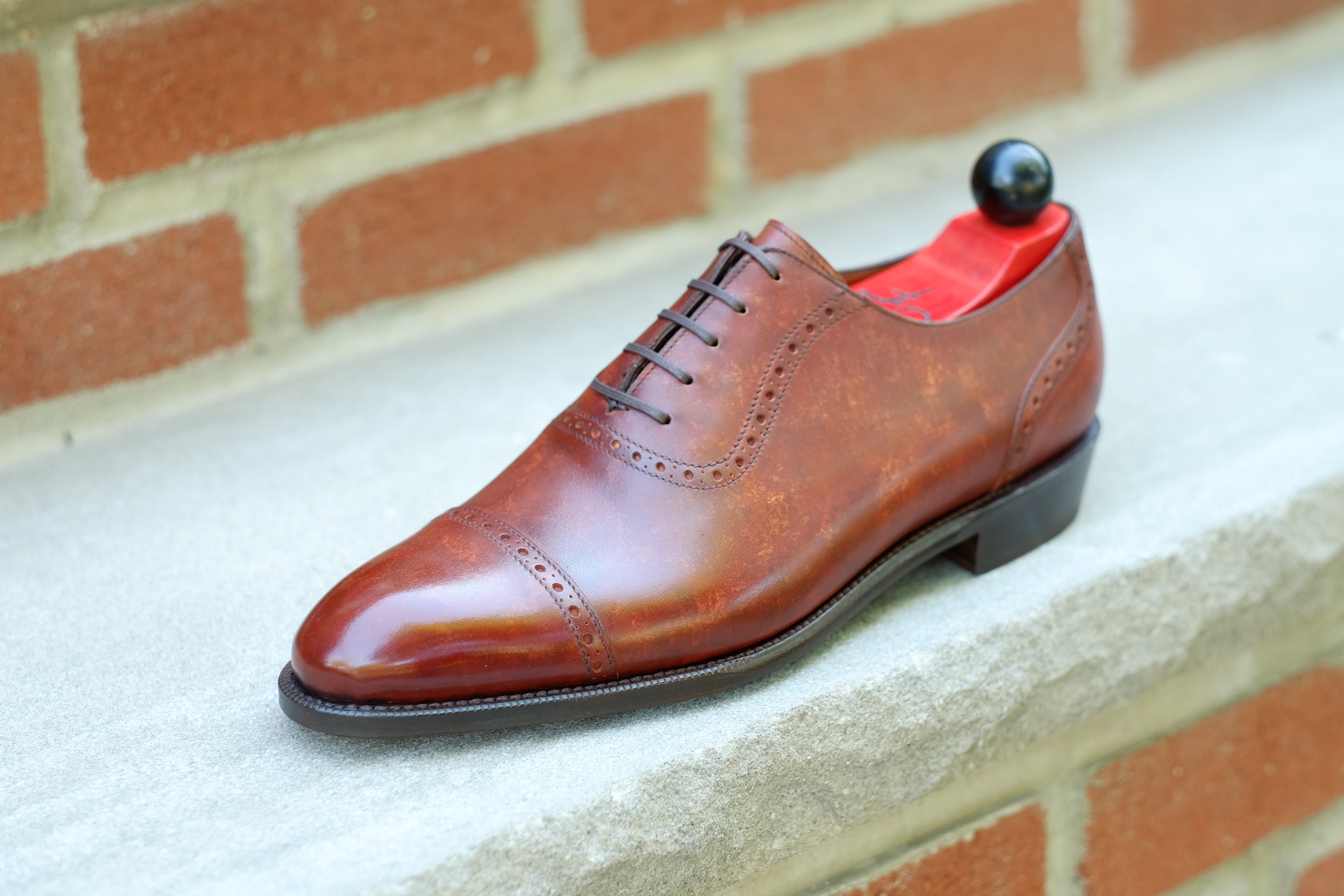 Sunnyside - Gold Marble Patina - PRE ORDER-Captoe Cap Toe Oxfords-J.FitzPatrick Footwear