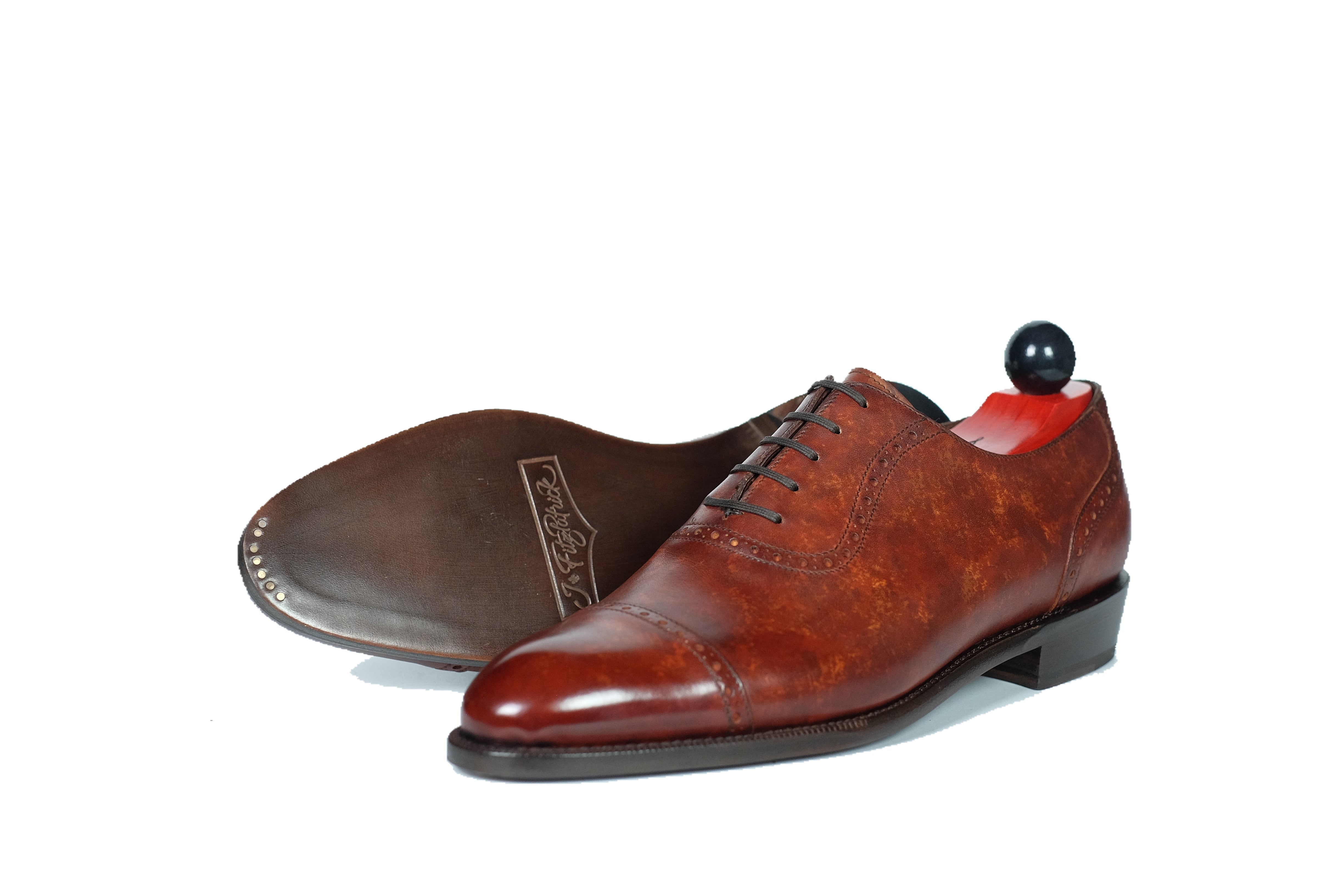 Sunnyside - Gold Marble Patina - PRE ORDER-Captoe Cap Toe Oxfords-J.FitzPatrick Footwear