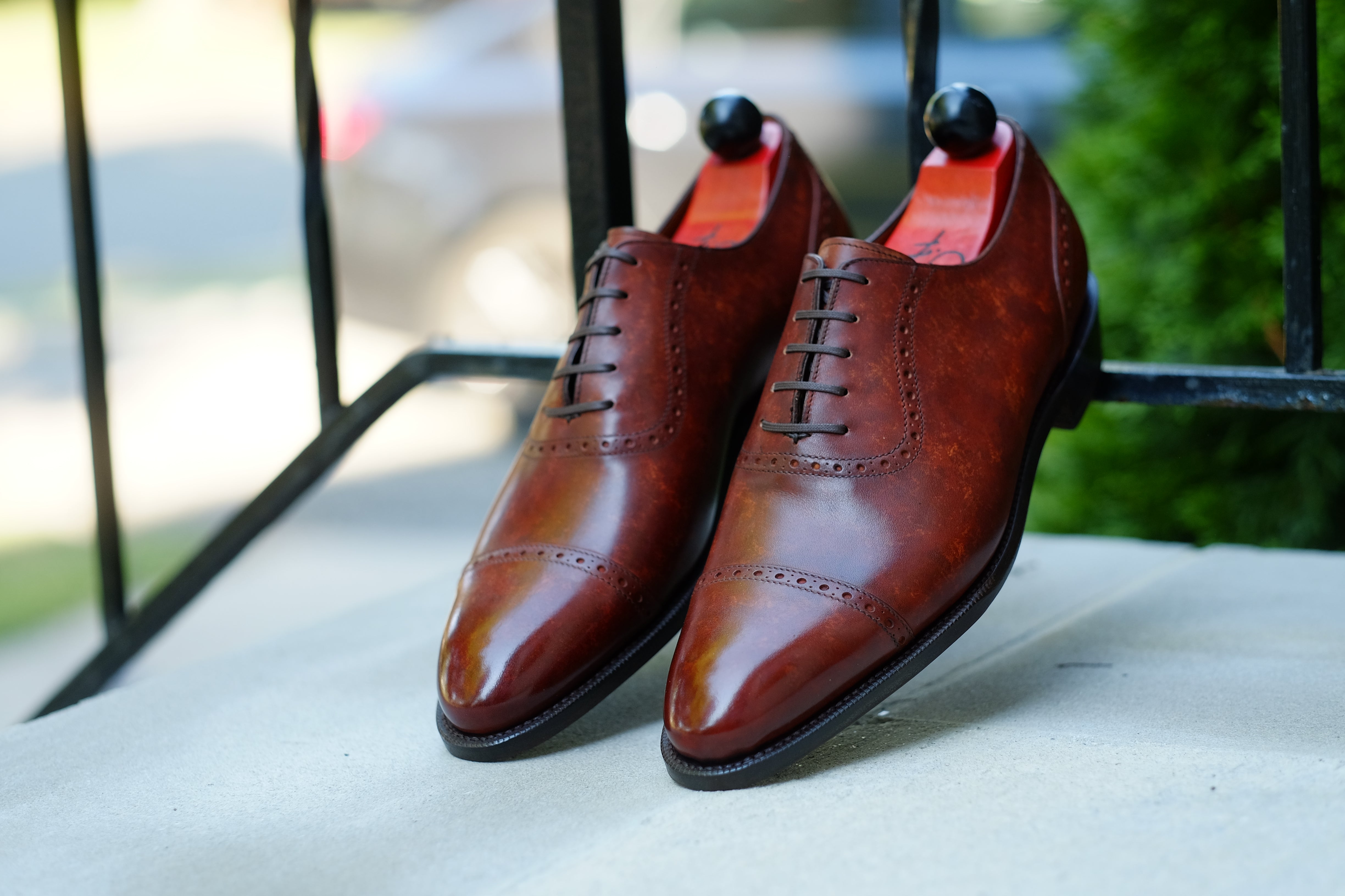Sunnyside - Gold Marble Patina - PRE ORDER-Captoe Cap Toe Oxfords-J.FitzPatrick Footwear