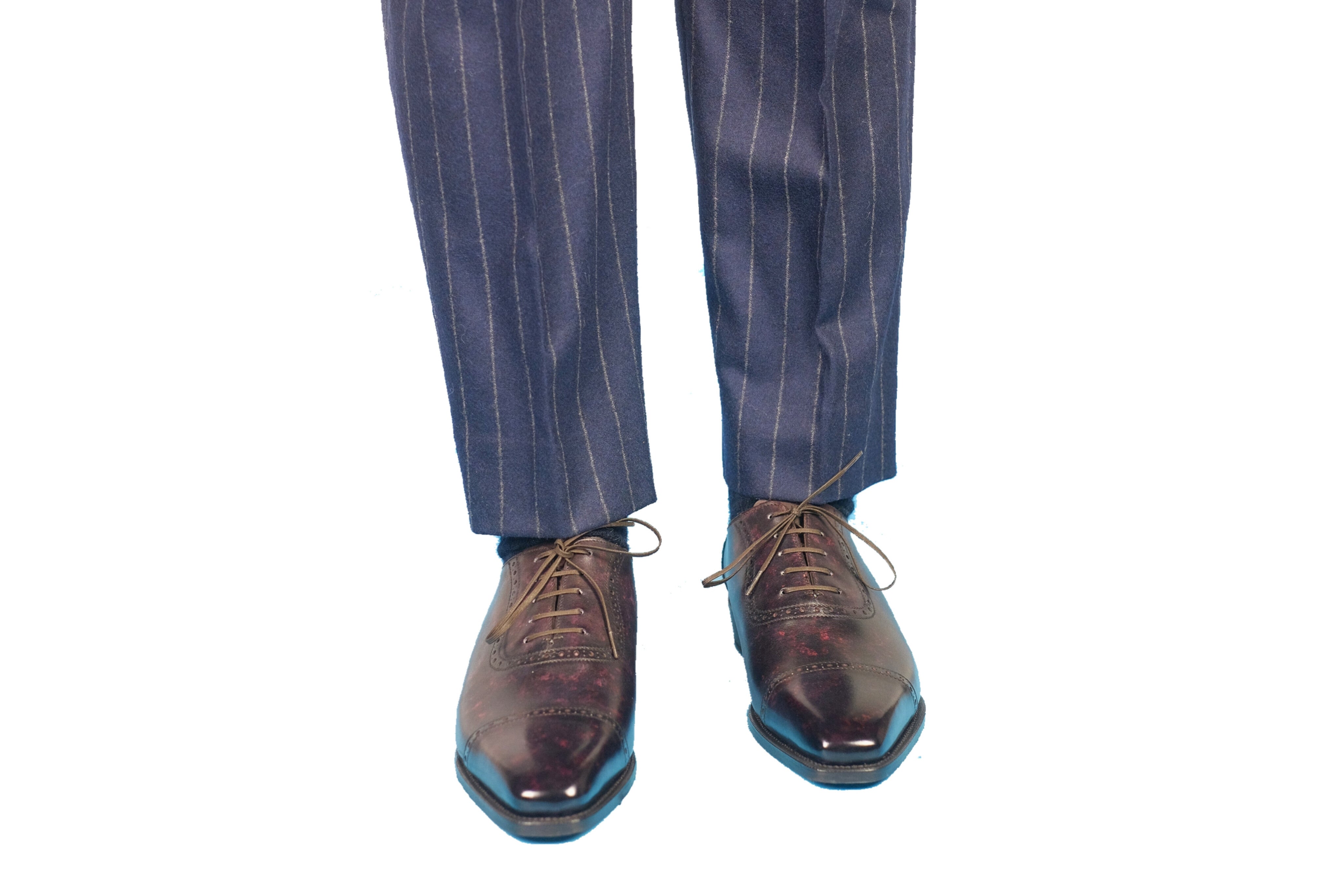 Sunnyside - Plum Marble Patina - PRE ORDER-Captoe Cap Toe Oxfords-J.FitzPatrick Footwear