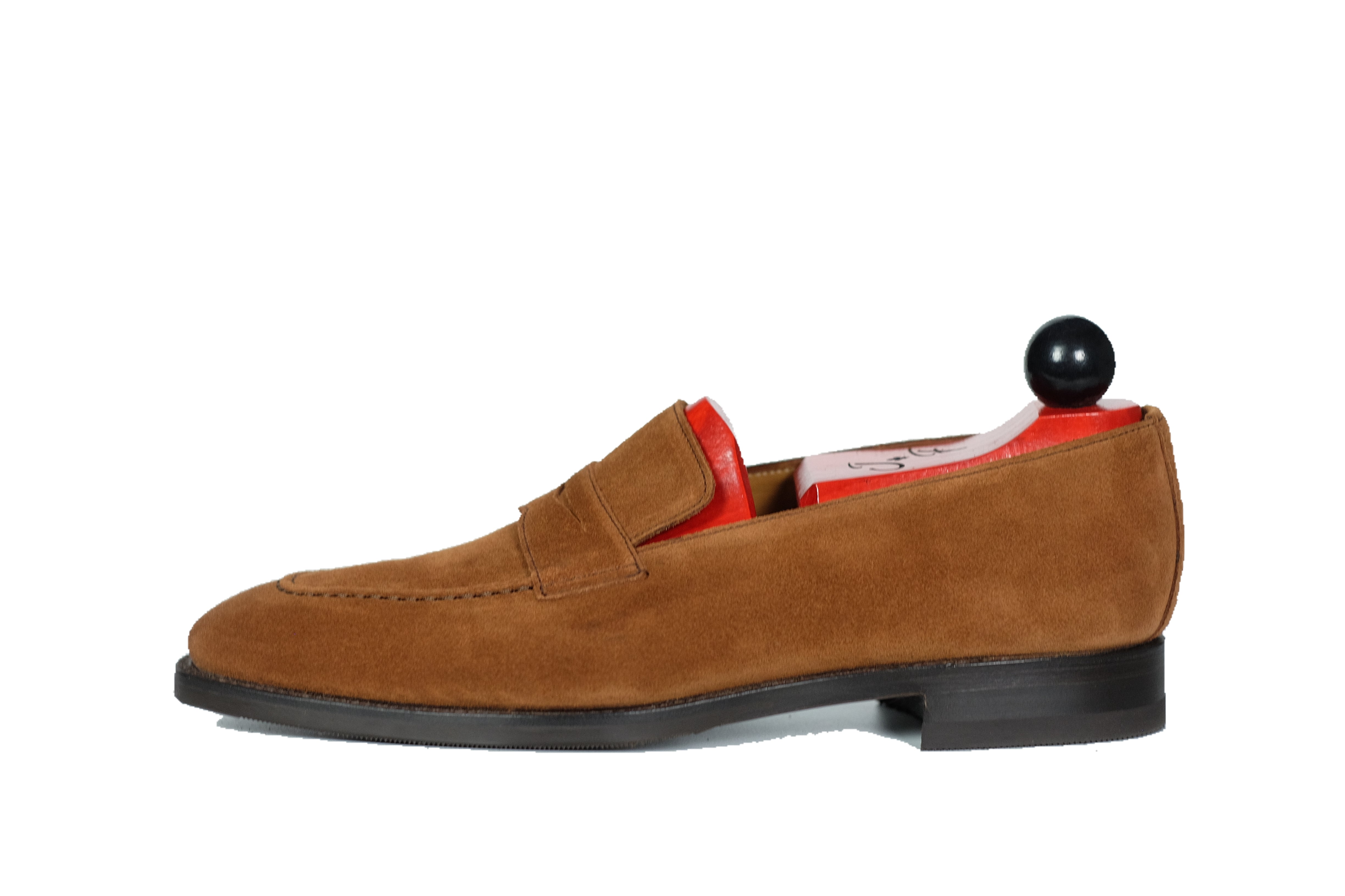 Washington - Cumin Suede-Penny Loafers-J.FitzPatrick Footwear