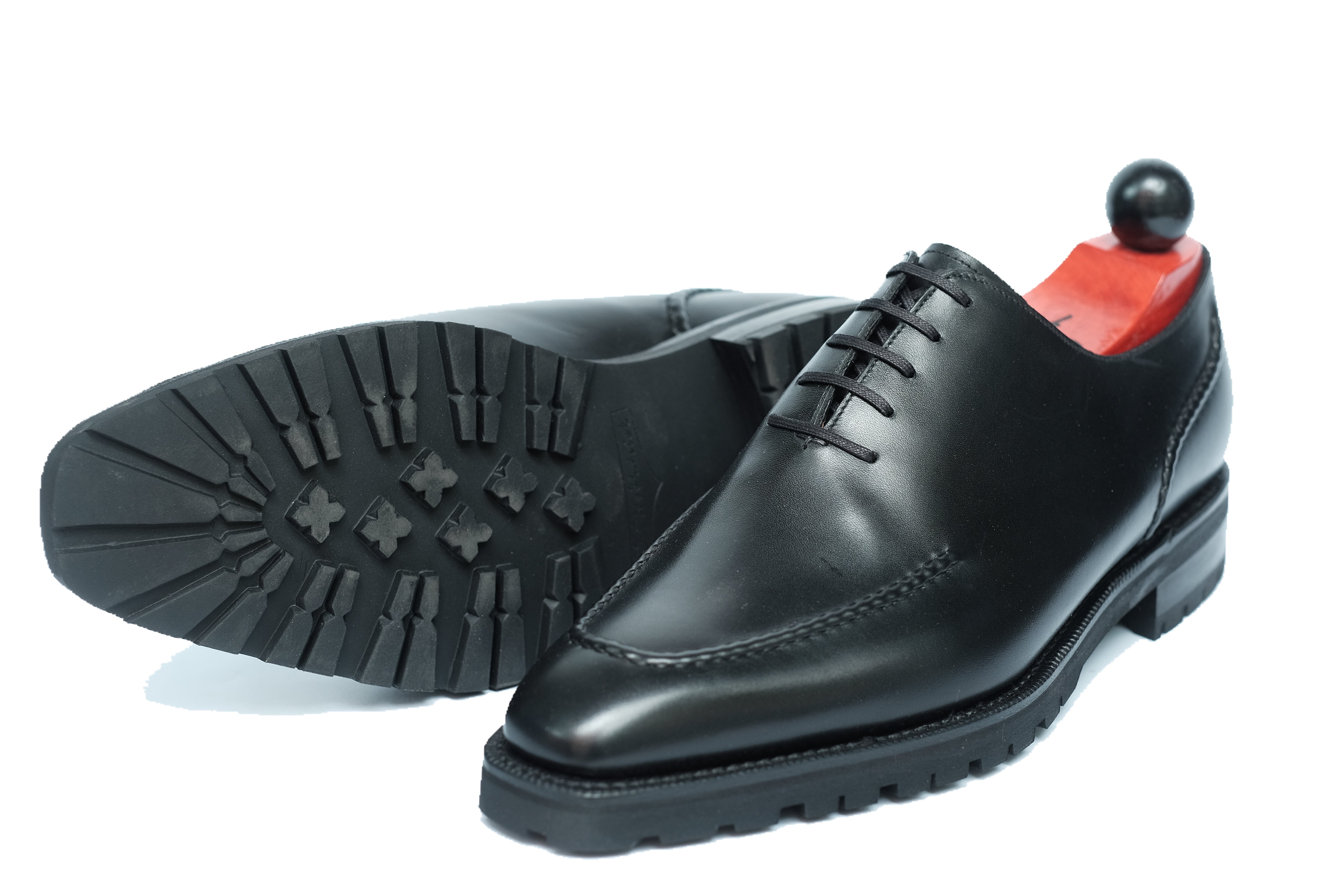 Whittier - Black Calf-Wholecut Oxfords-J.FitzPatrick Footwear
