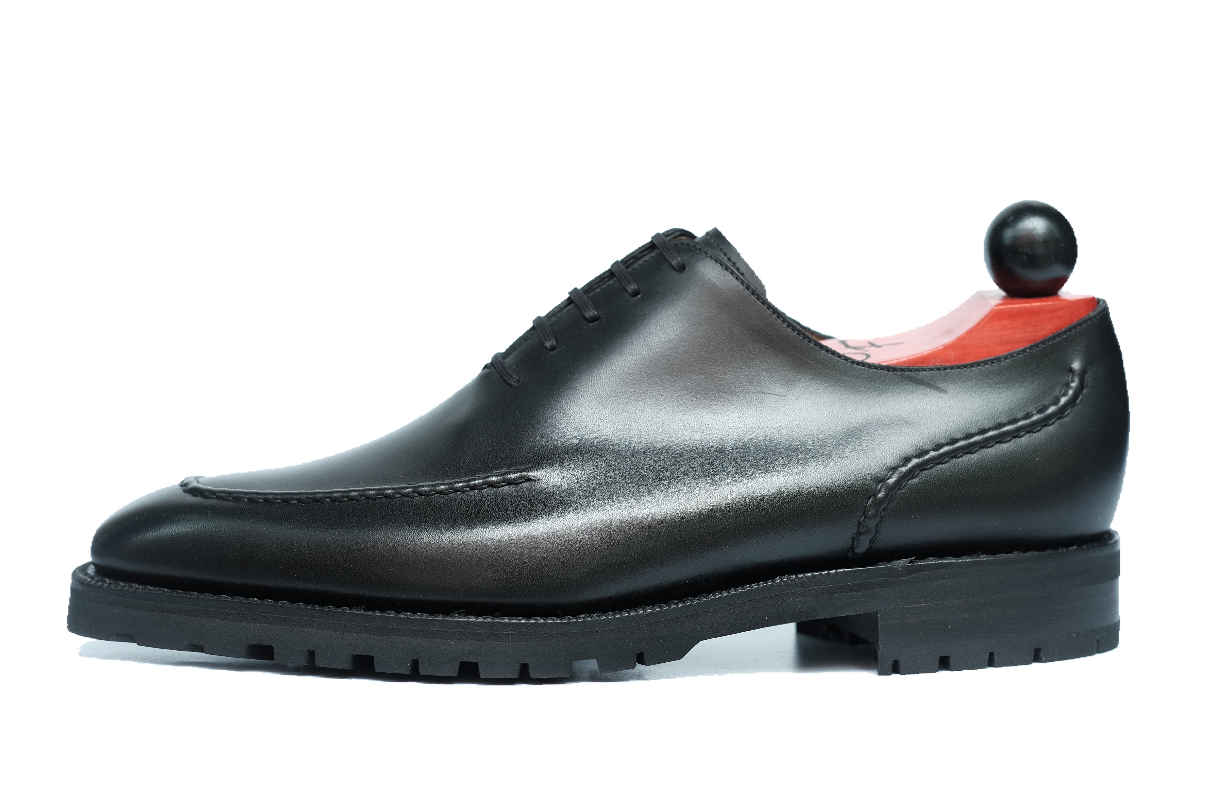 Whittier - Black Calf-Wholecut Oxfords-J.FitzPatrick Footwear