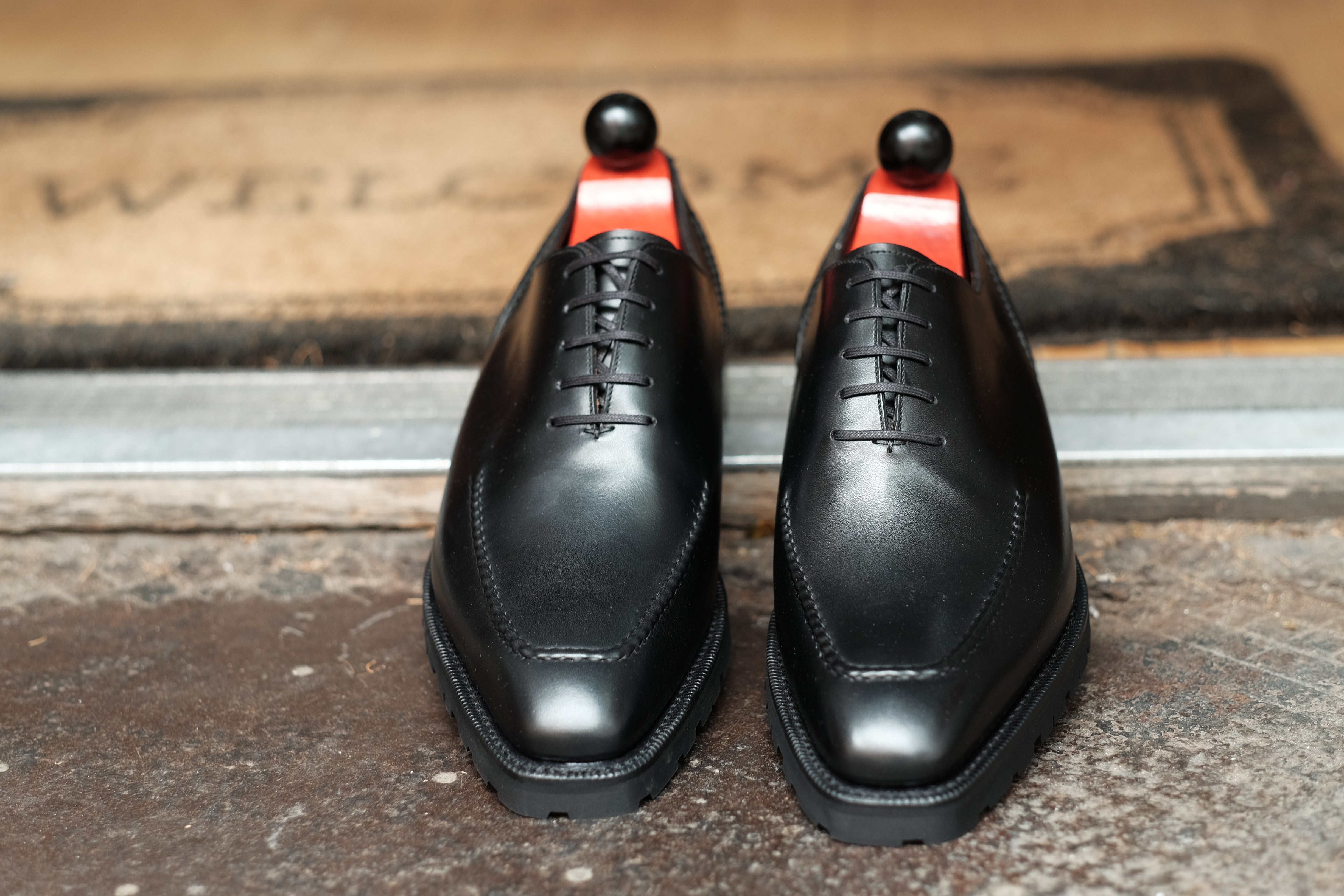 Whittier - Black Calf-Wholecut Oxfords-J.FitzPatrick Footwear