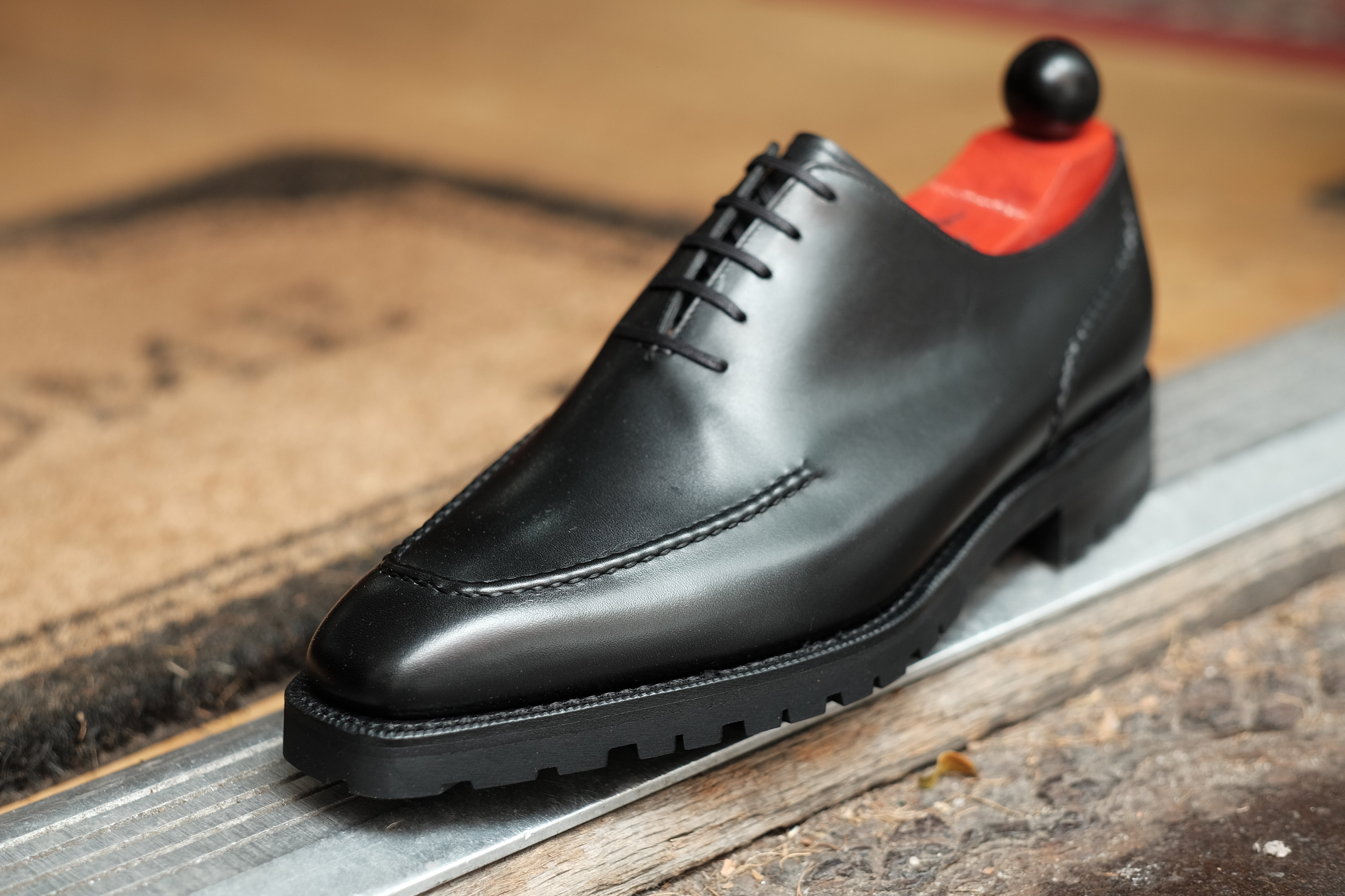 Whittier - Black Calf-Wholecut Oxfords-J.FitzPatrick Footwear