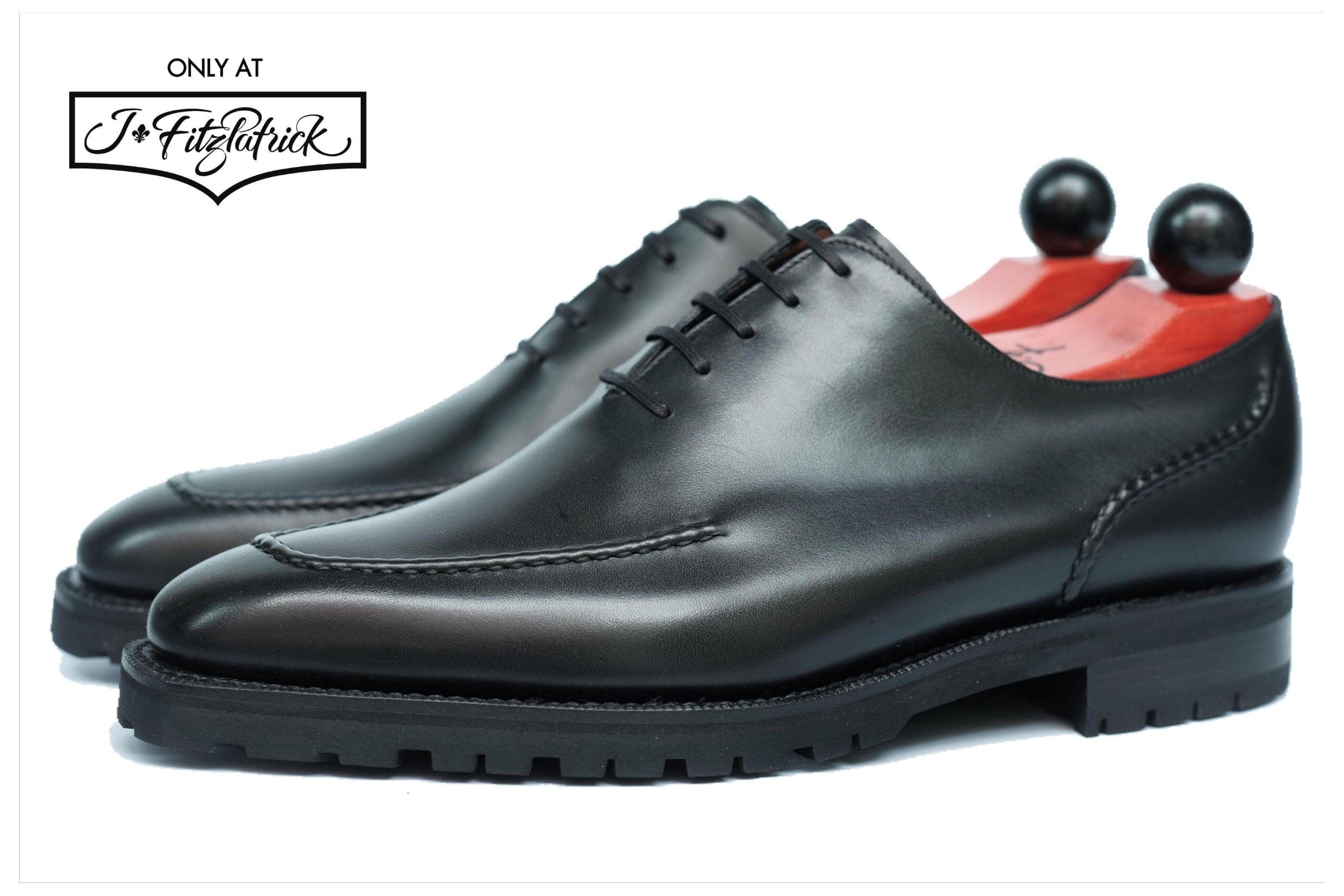 Whittier - Black Calf-Wholecut Oxfords-J.FitzPatrick Footwear