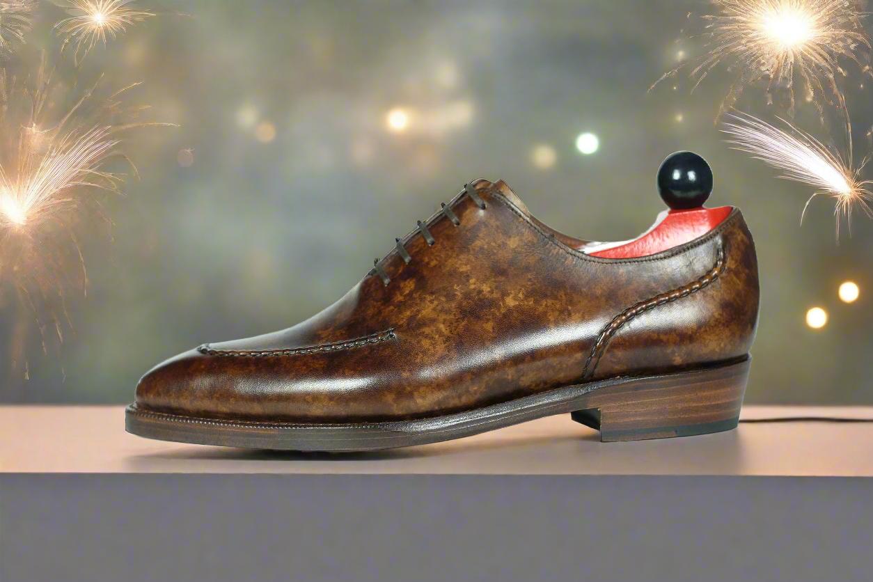 Whittier - Copper Marble Patina-Wholecut Oxfords-J.FitzPatrick Footwear